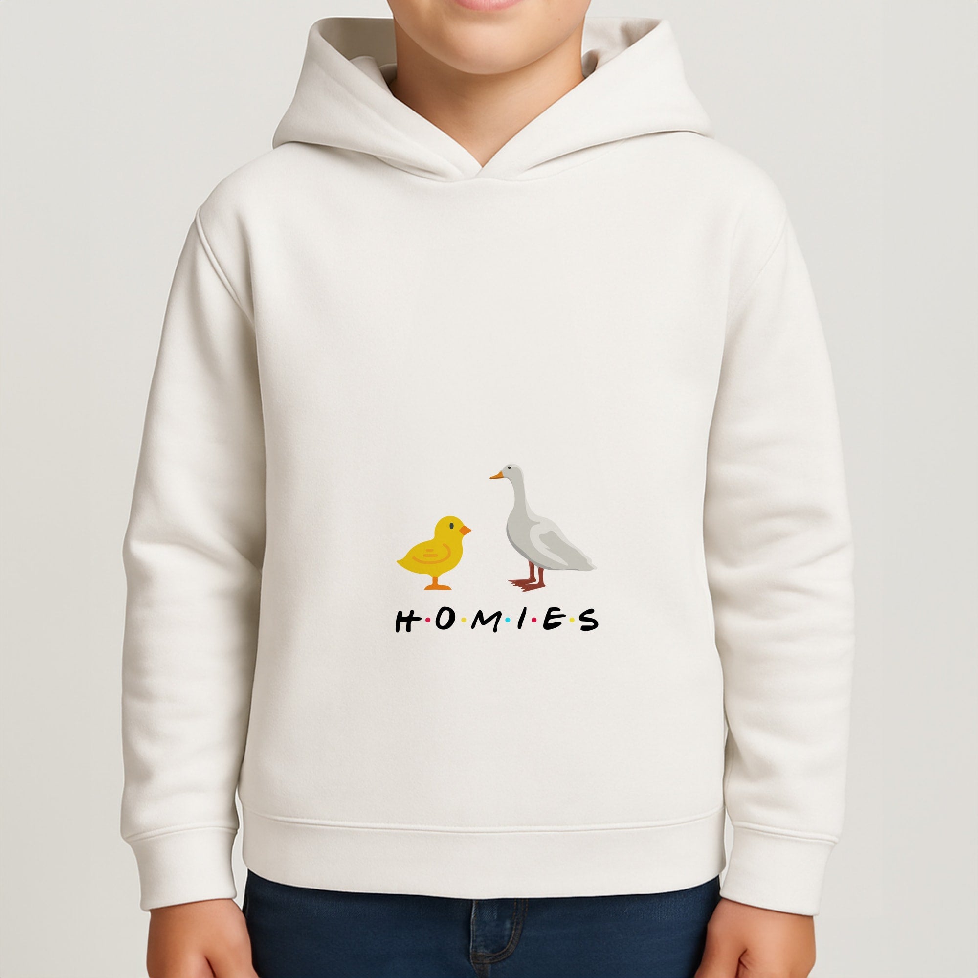 Homies Chick And Duck Boys Hoodie