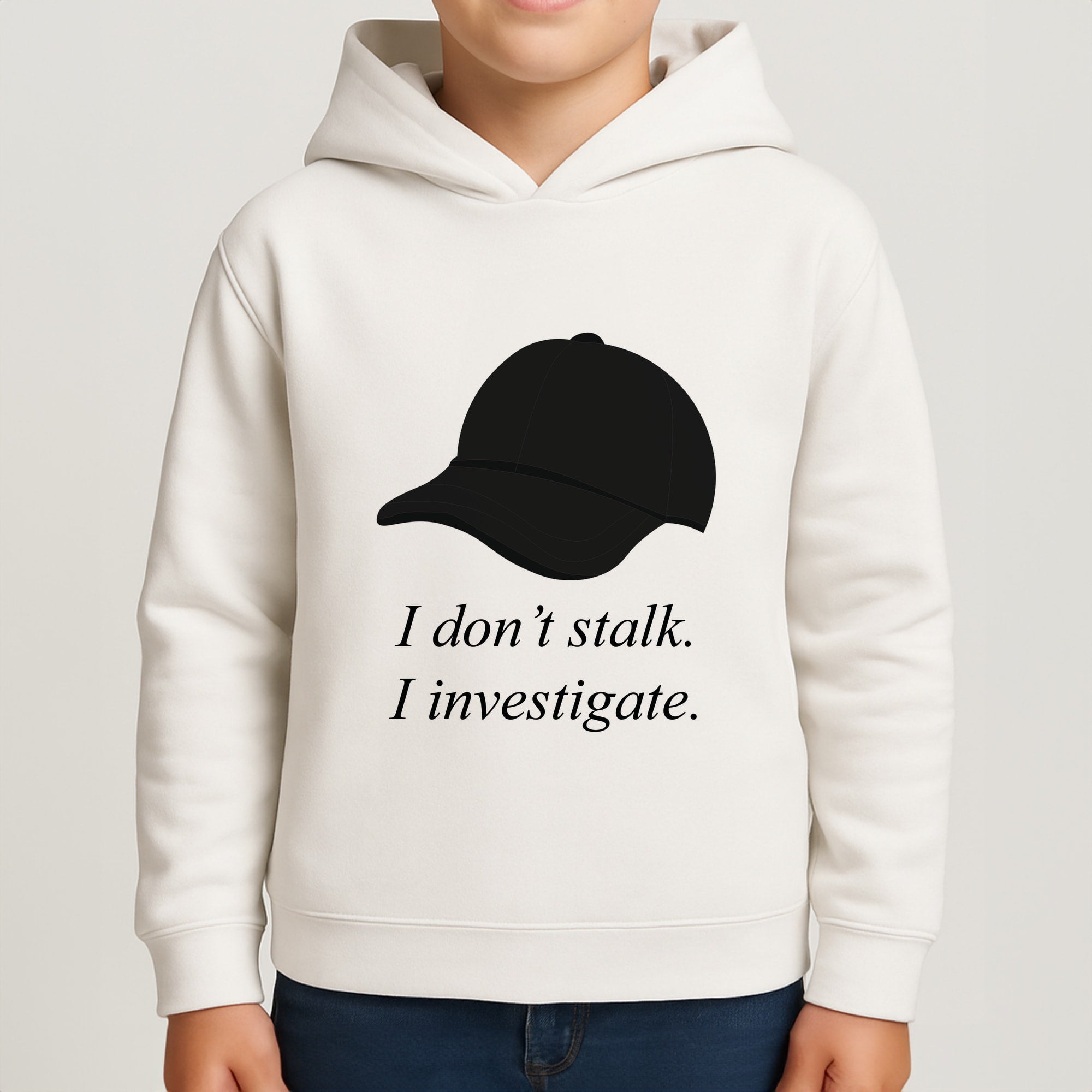 I Don't Stalk, I Investigate Boys Hoodie