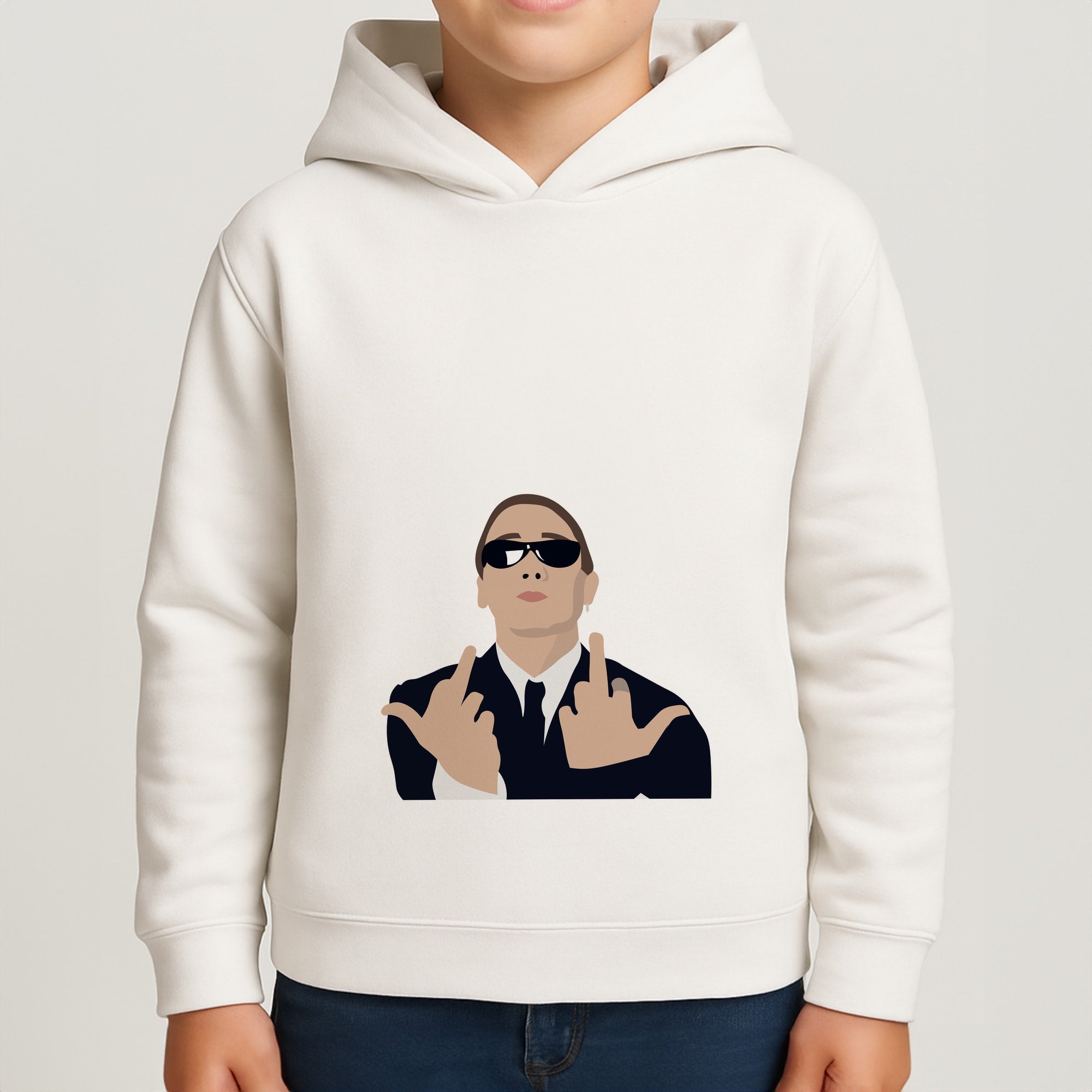 Middle Finger Boys Hoodie
