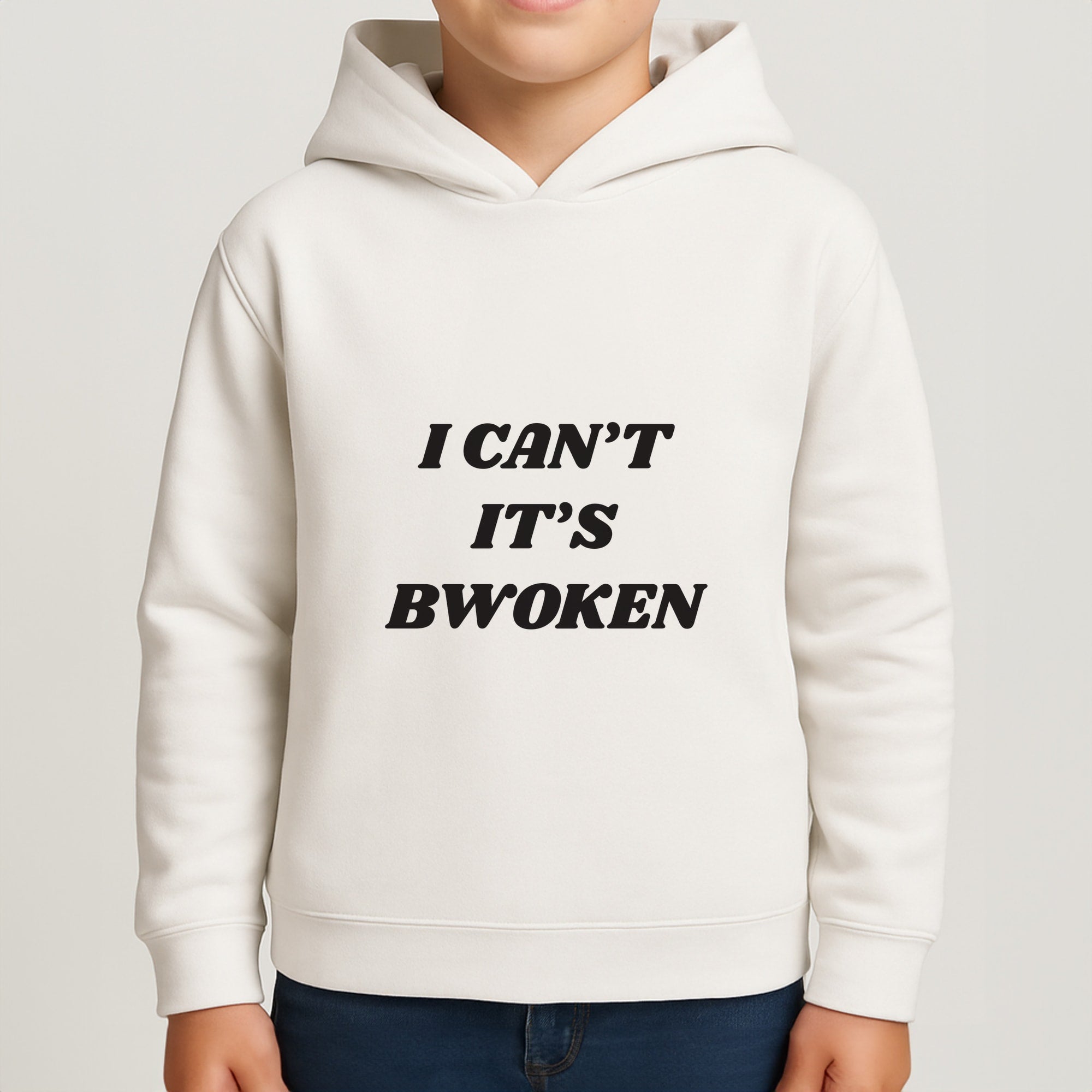 I Can't It's Bwoken Boys Hoodie