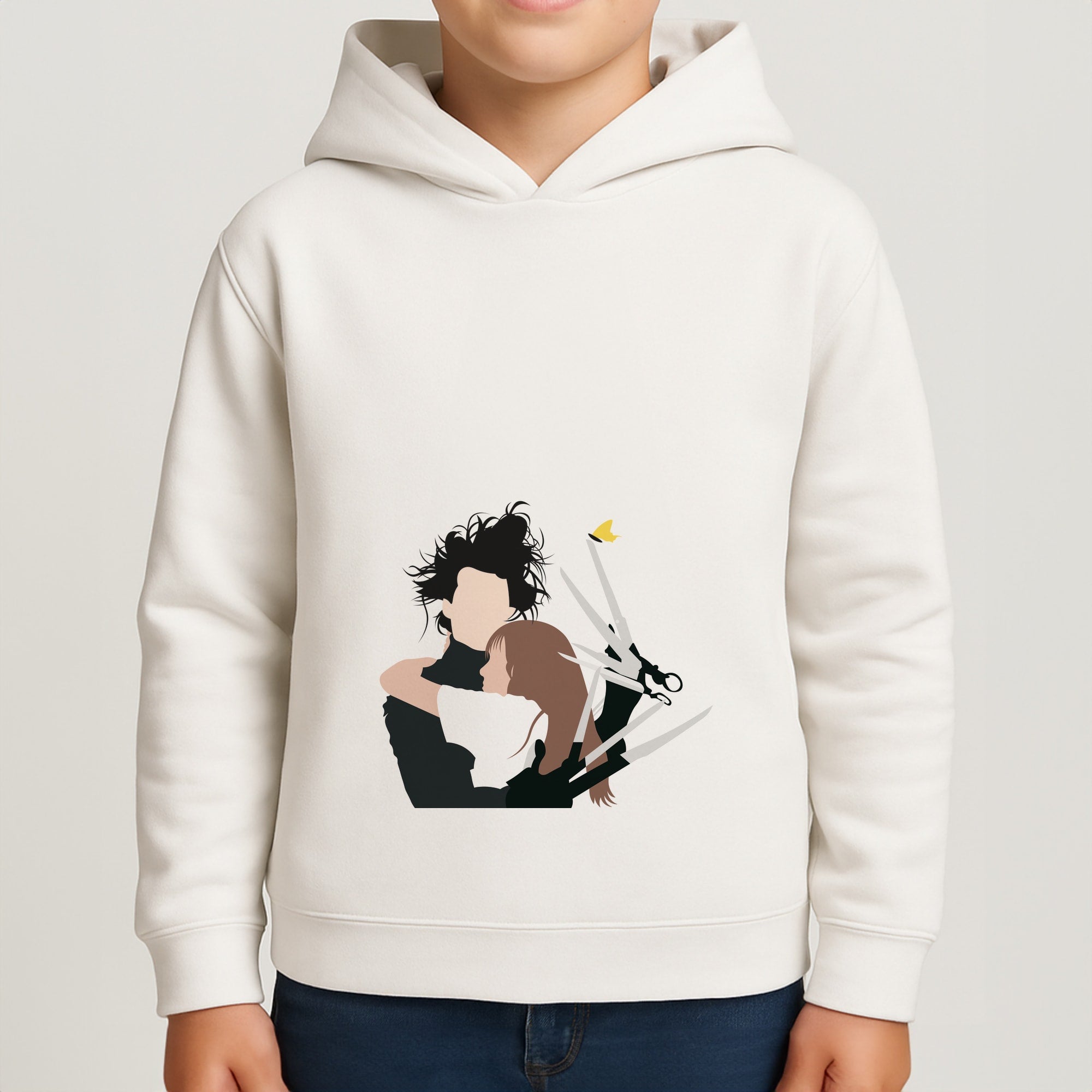 Edward And Kim -Scissorhands Boys Hoodie