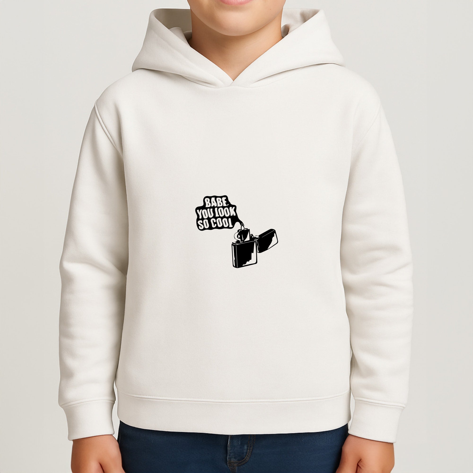 Babe, You Look So Cool - 1975 Boys Hoodie
