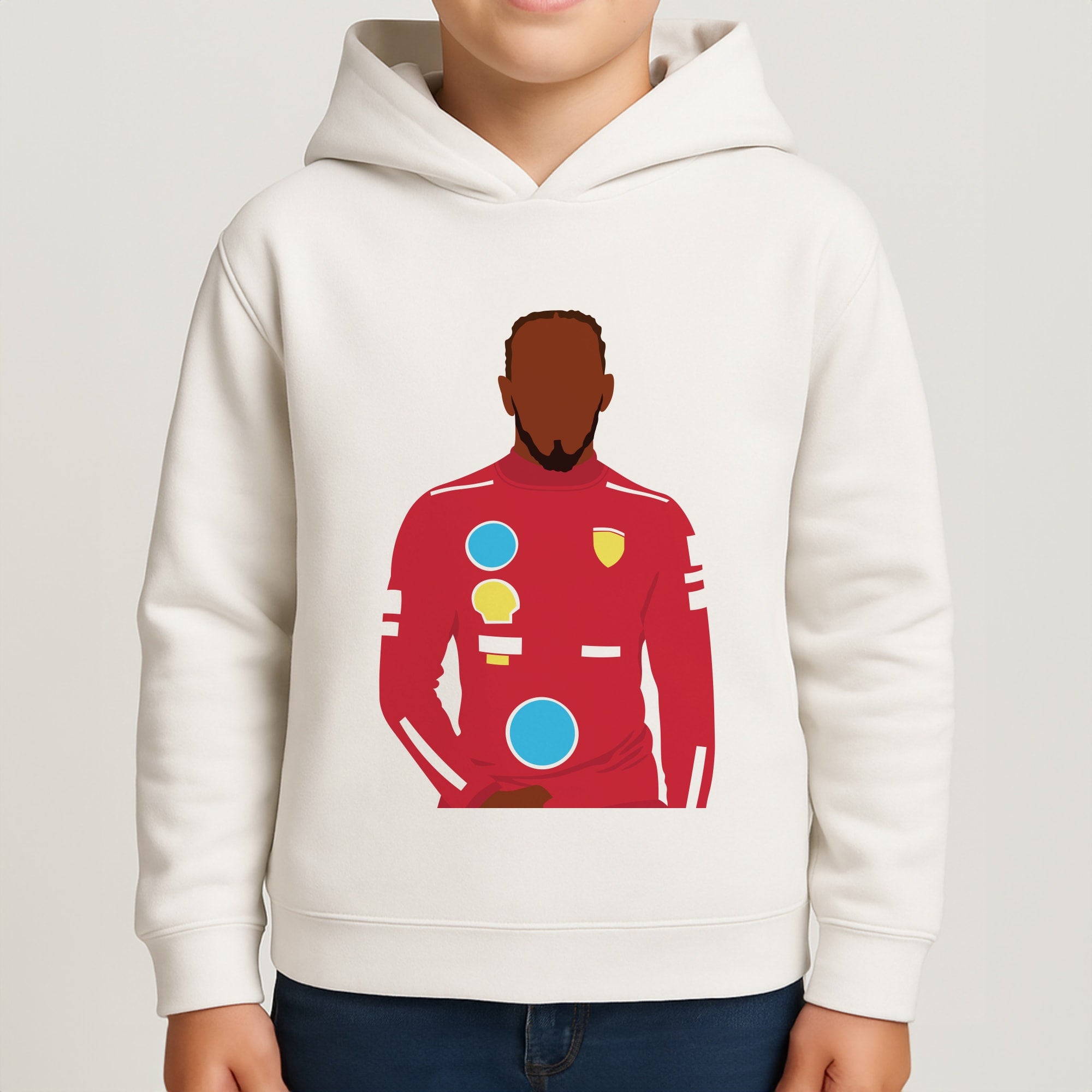 Hamilton In Red Boys Hoodie