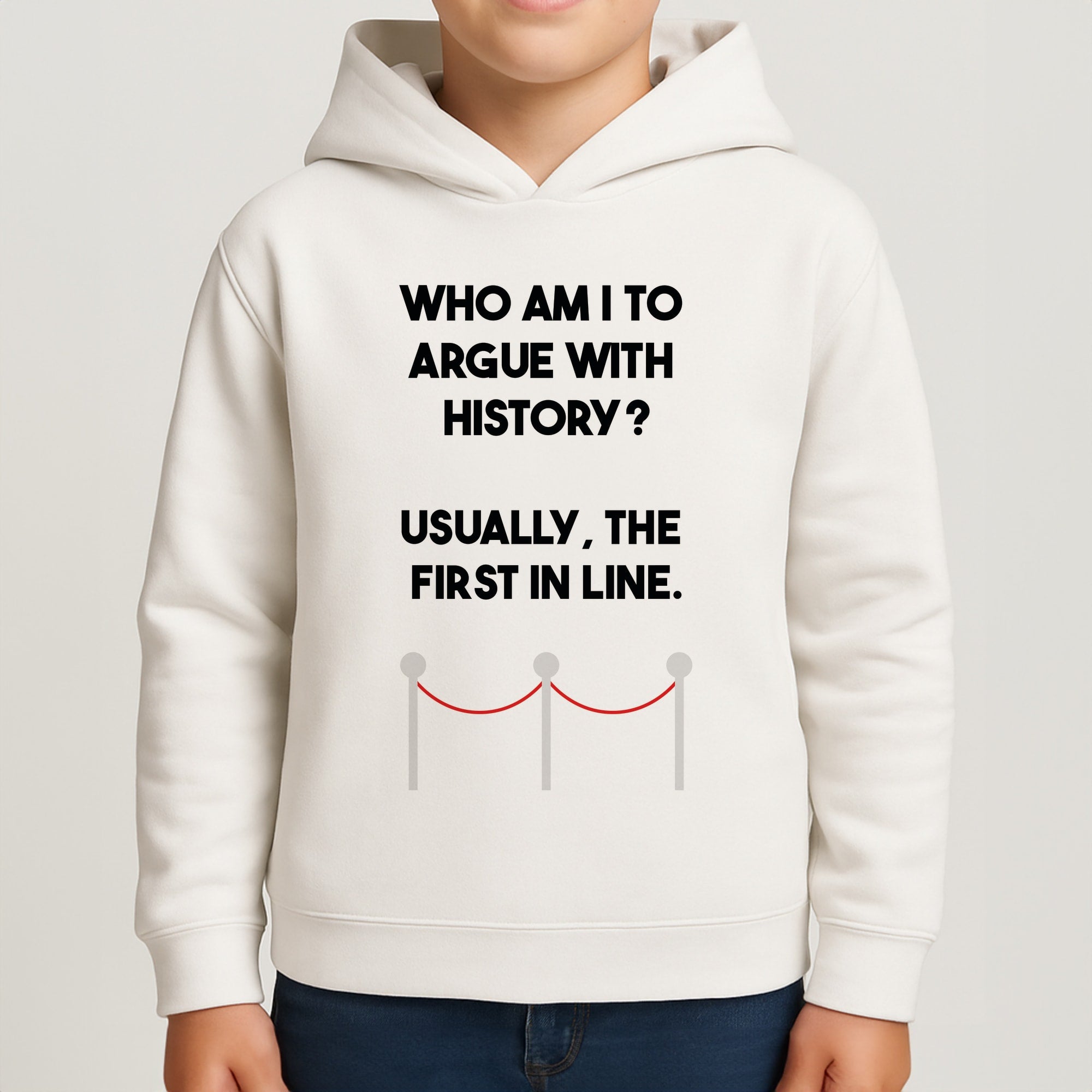 Who Am I To Argue With History? Boys Hoodie