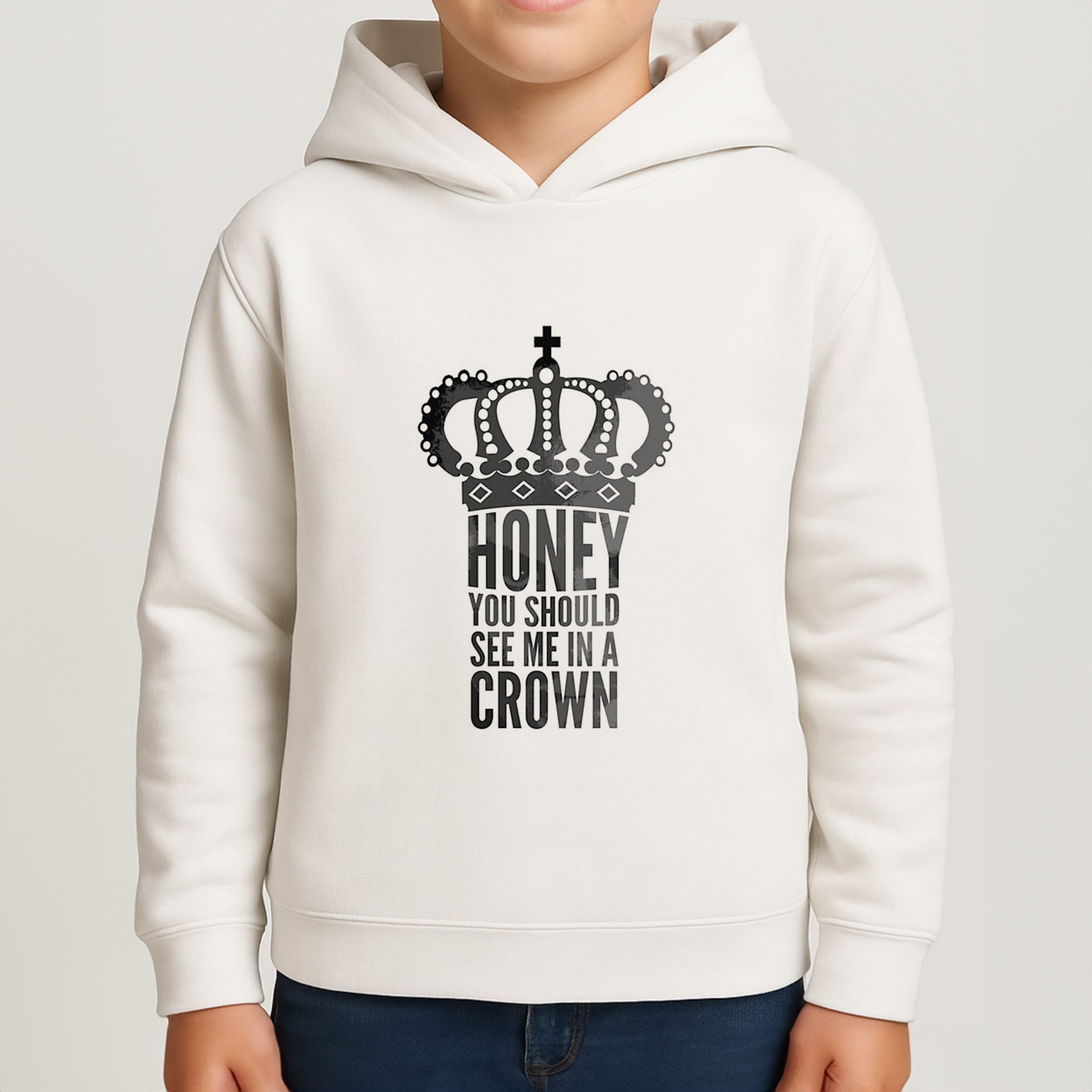 Honey You Should See Me In A Crown Boys Hoodie