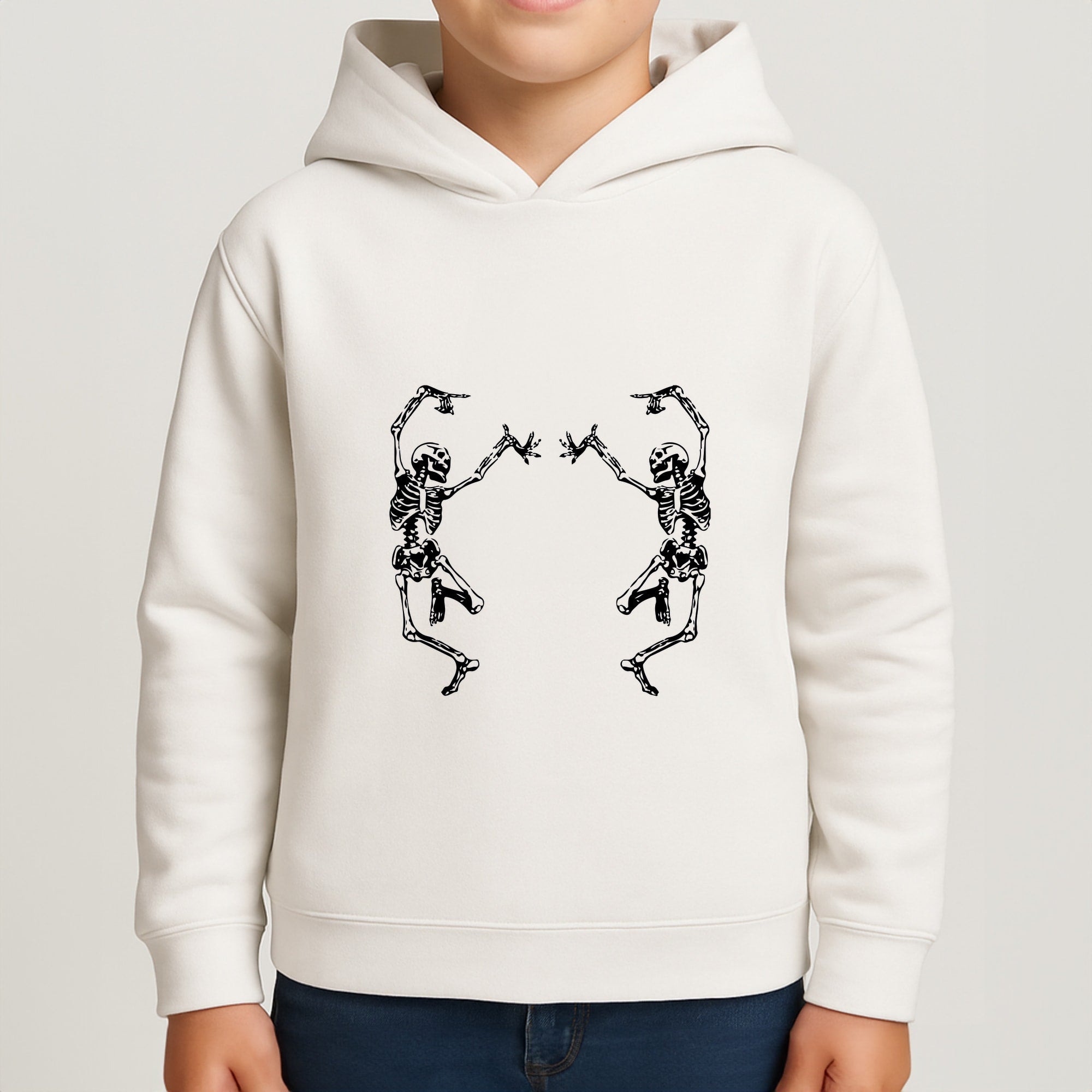 Dancing Skeletons - Halloween Boys Hoodie