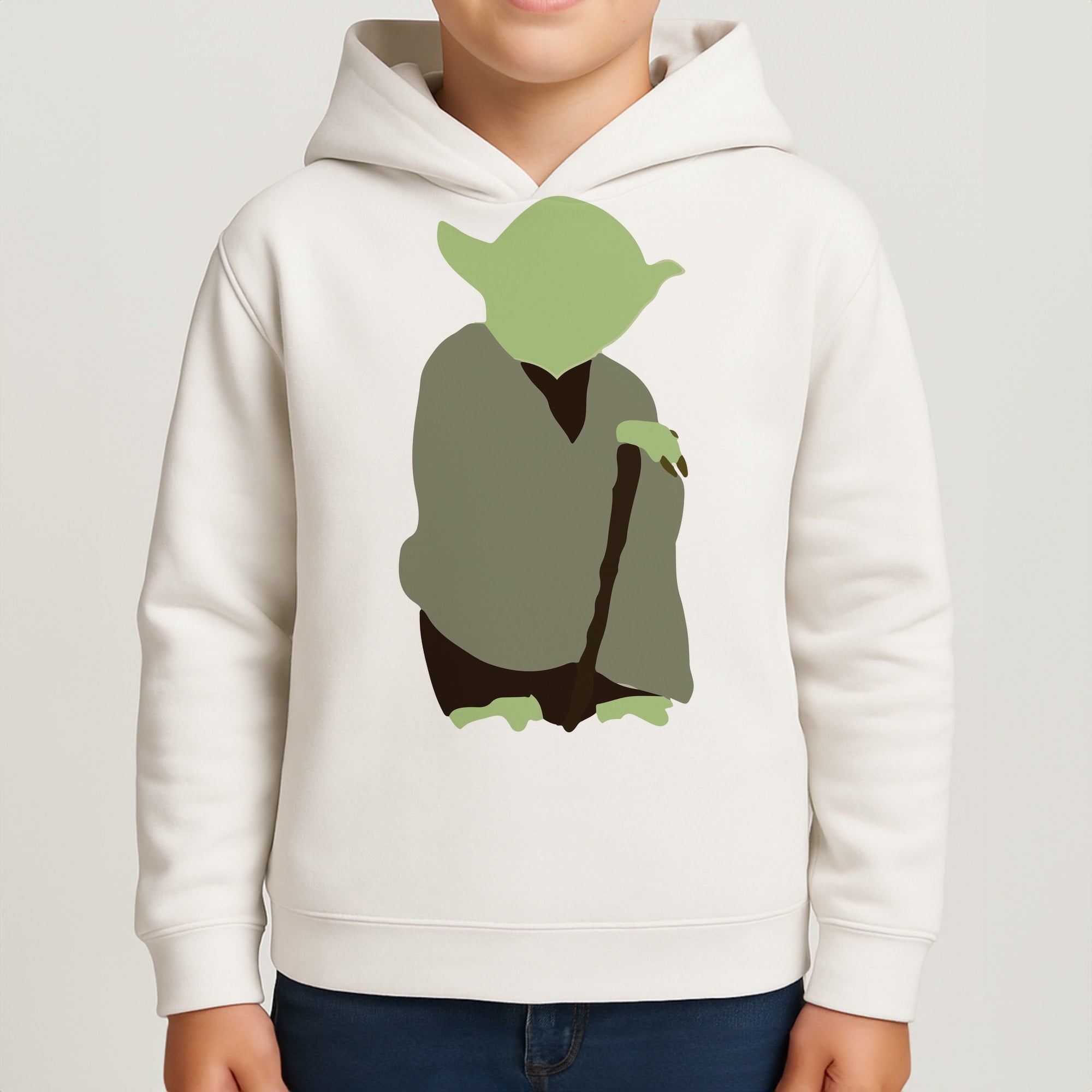 Yoda Faceless Kids Hoodie