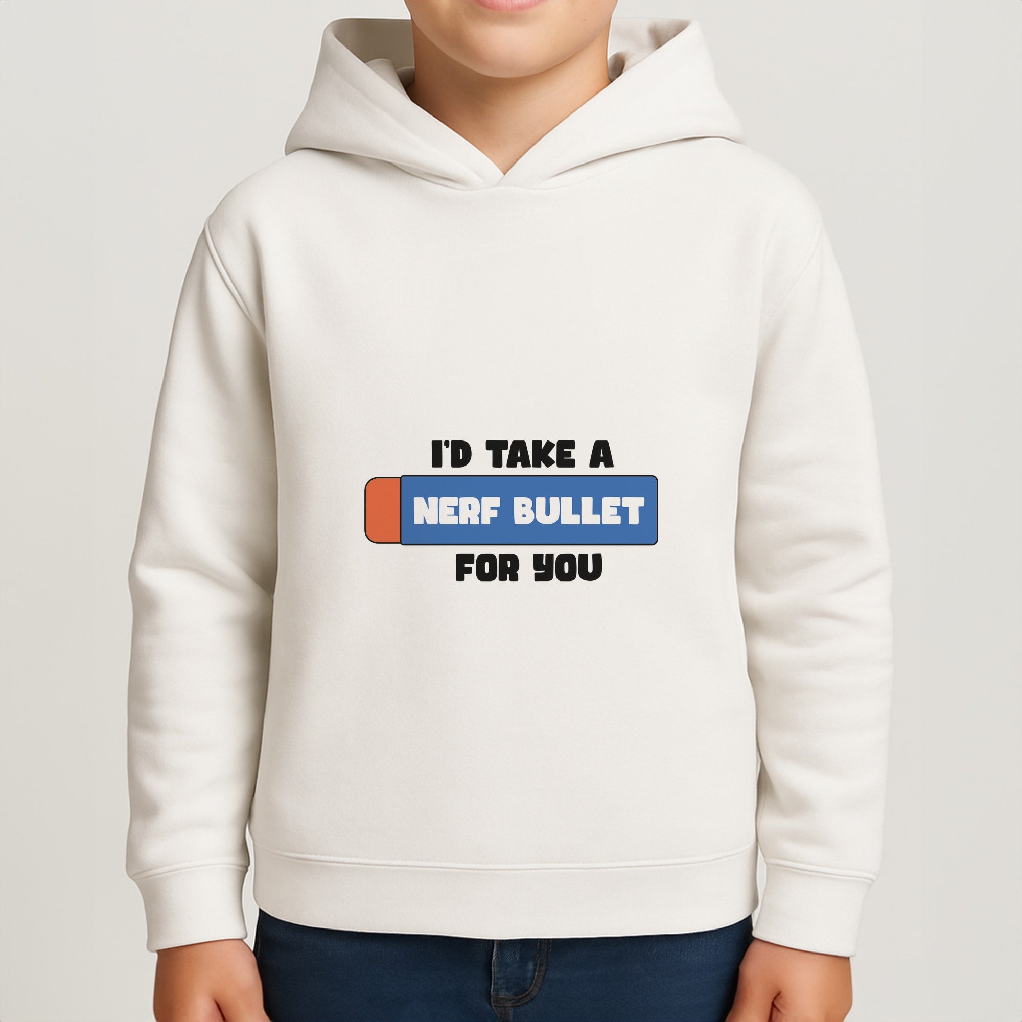 I'd Take A Nerf Bullet For You - Funny Quotes Boys Hoodie