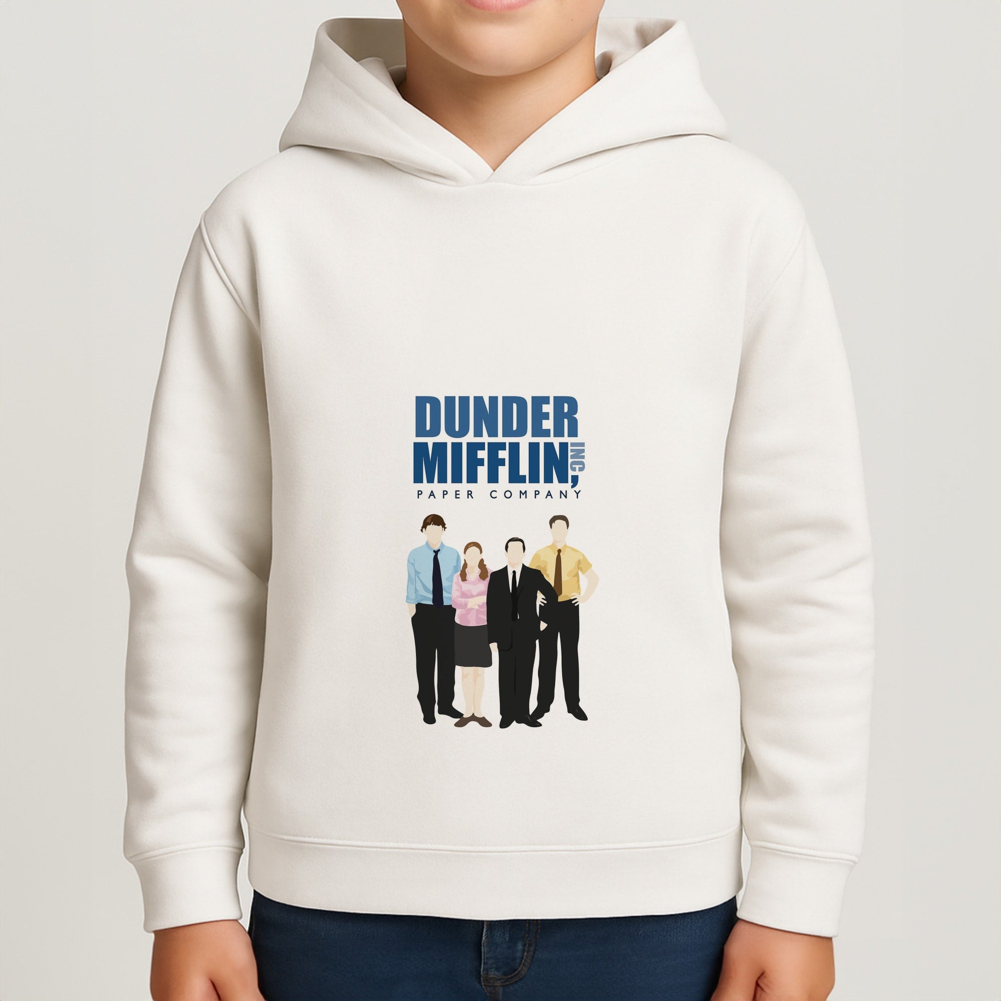 Office Cartoon - Dunder Mifflin Boys Hoodie