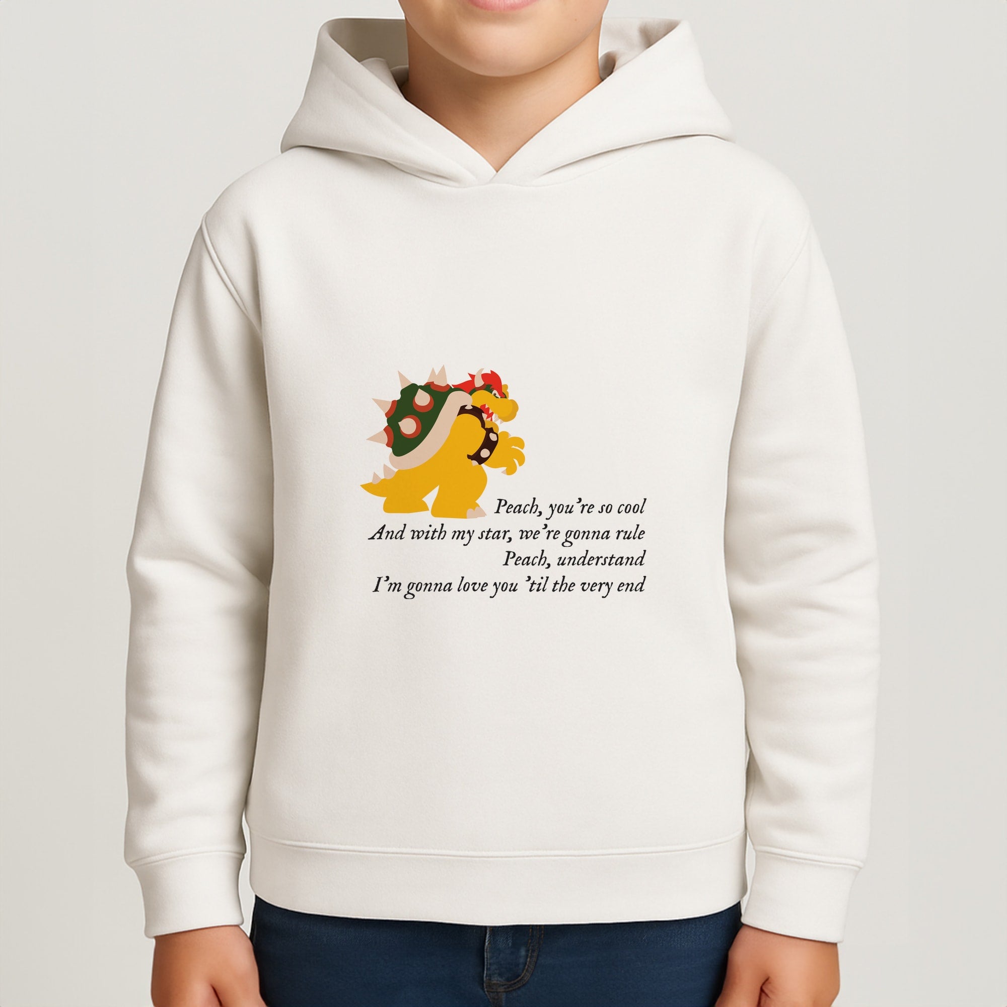 Peach, You're So Cool Boys Hoodie