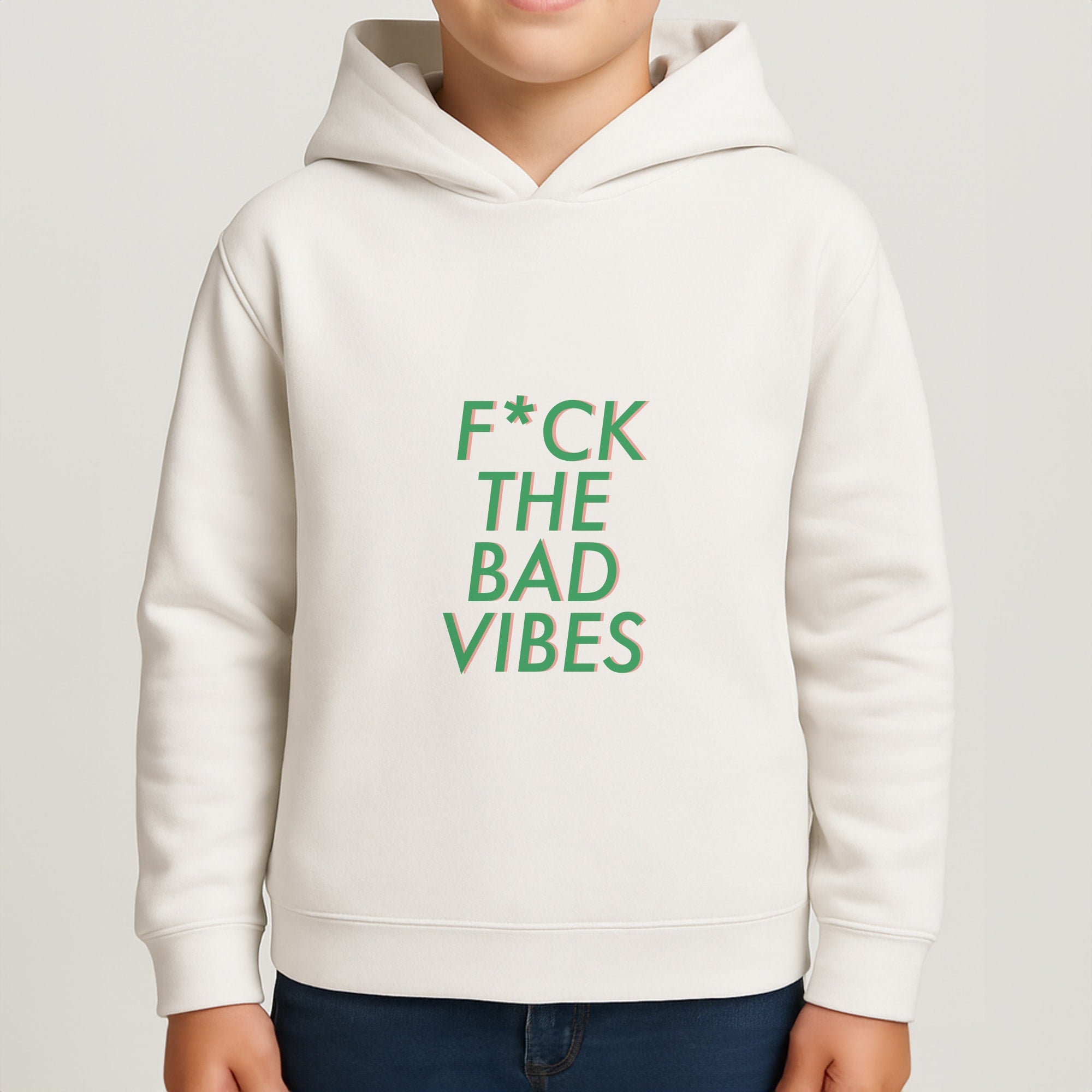 The Bad Vibes - Sassy Quotes Boys Hoodie