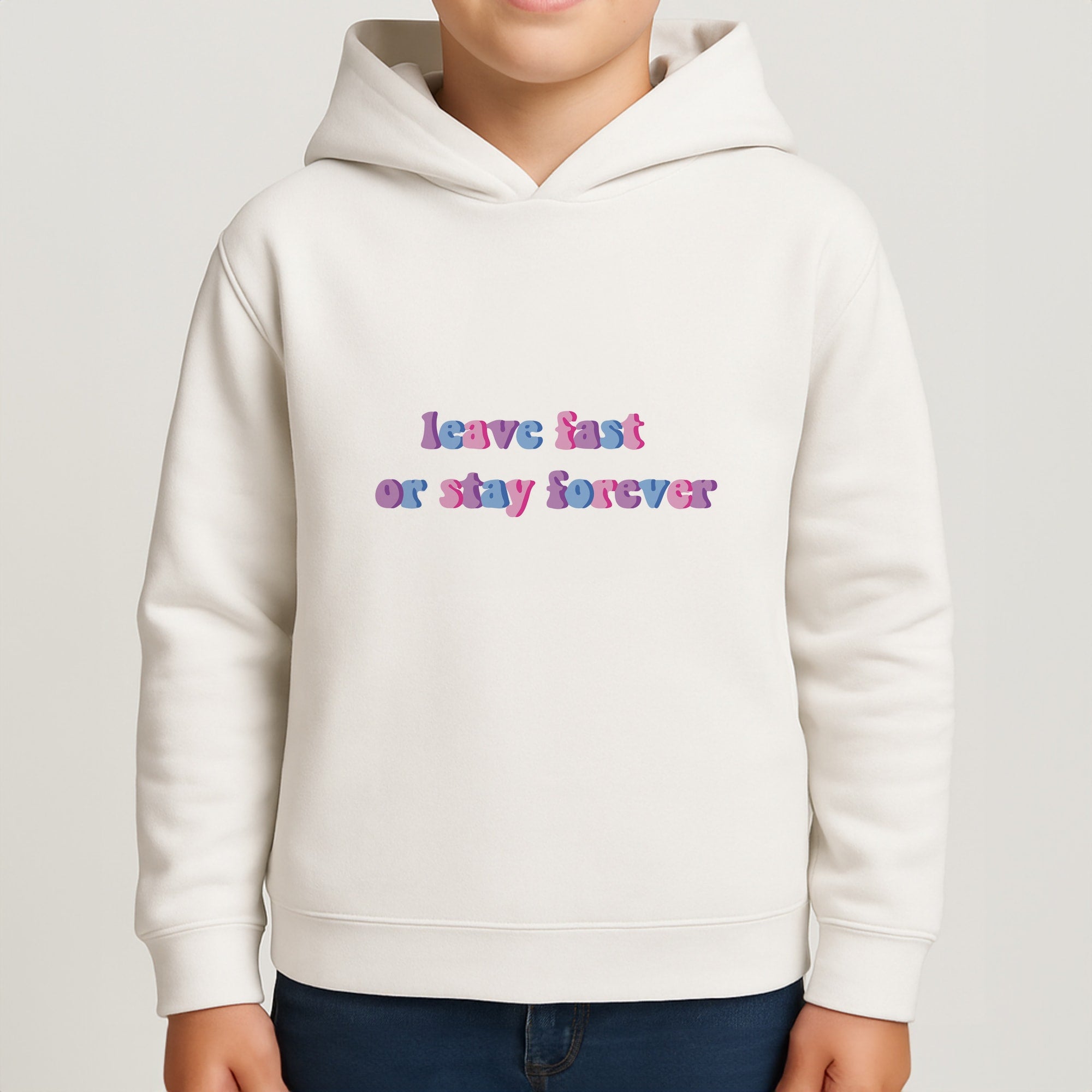 Leave Fast Or Stay Forever - Fender Kids Hoodie