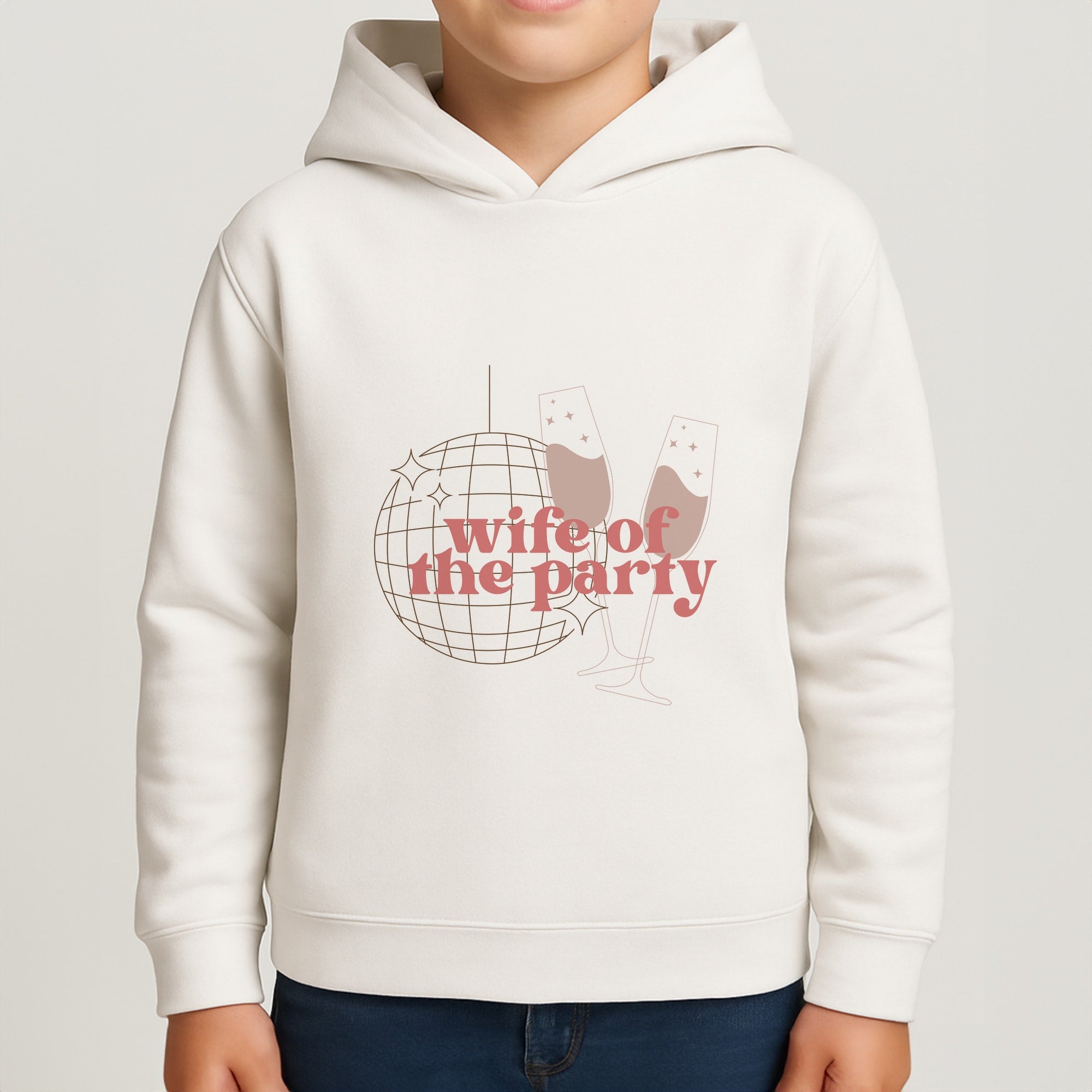 Wife Of The Party - Bridal Boys Hoodie