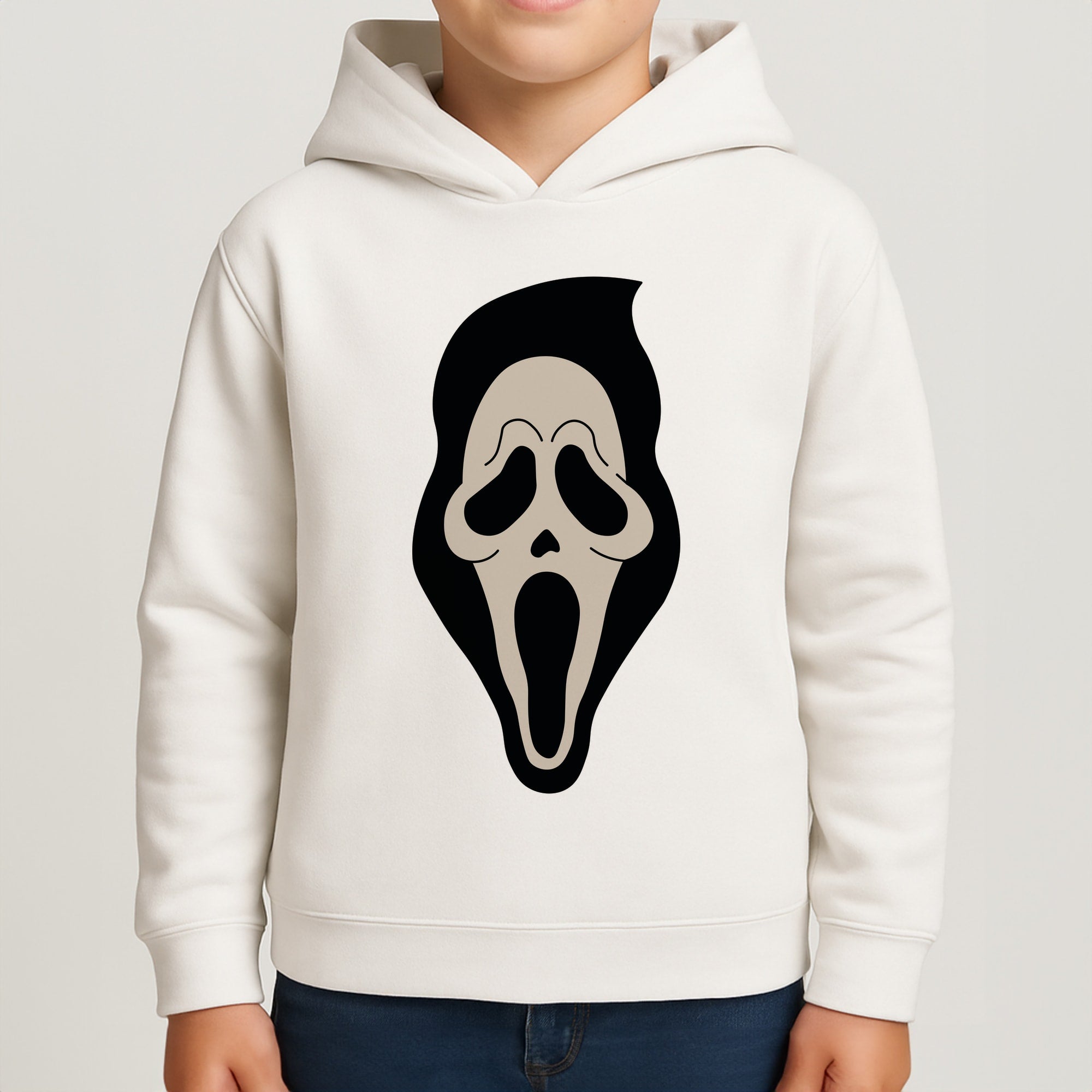 Pink Ghostface Pattern - Scream Boys Hoodie
