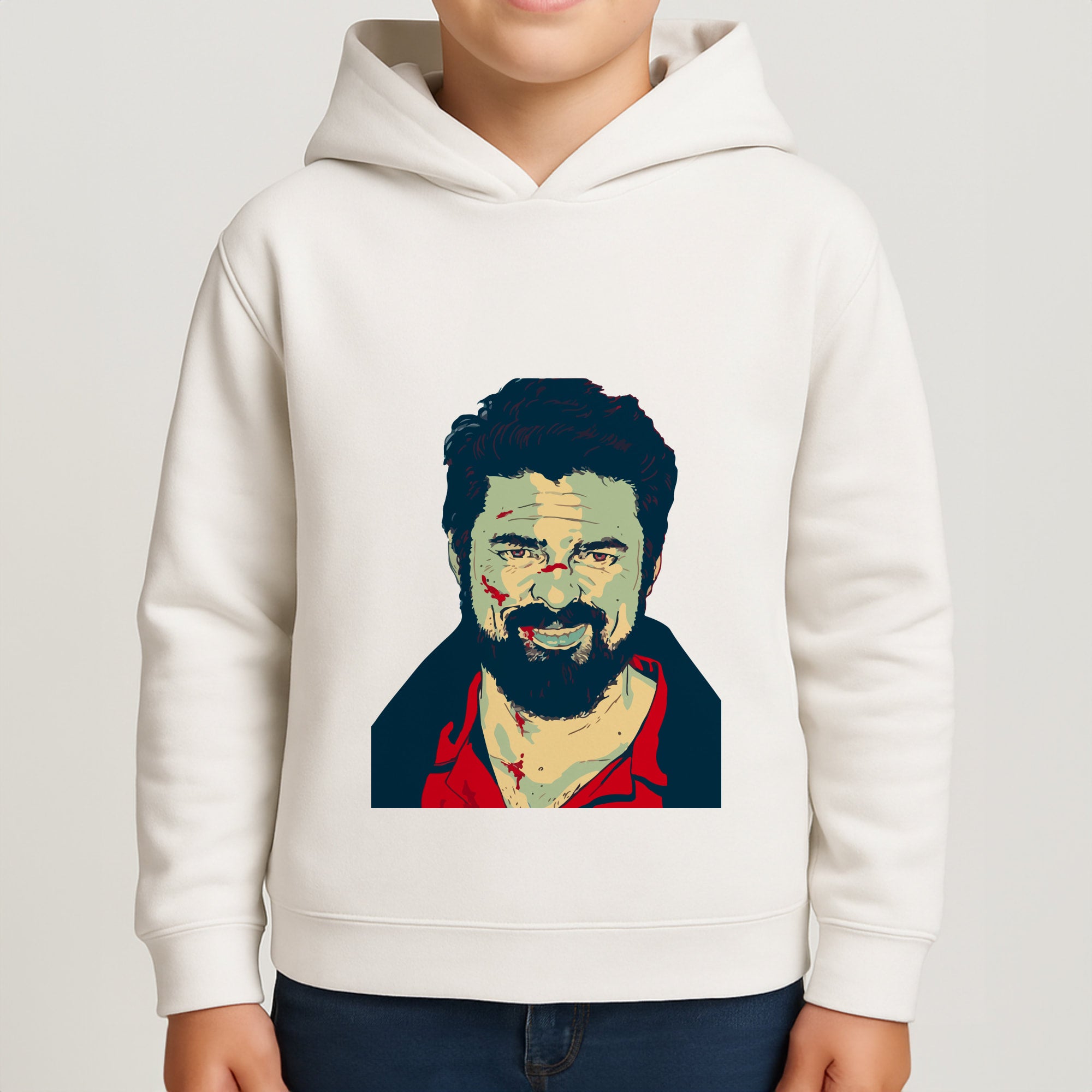 Billy Butcher Face Boys Hoodie