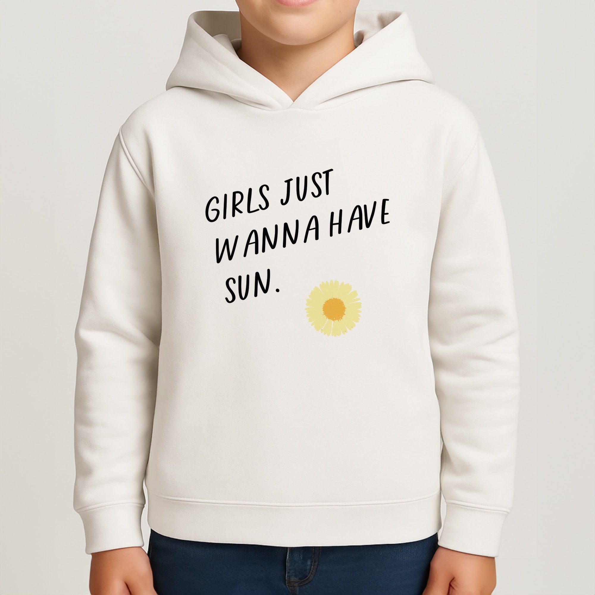 Girls Just Wanna Have Sun - Summer Kids Hoodie