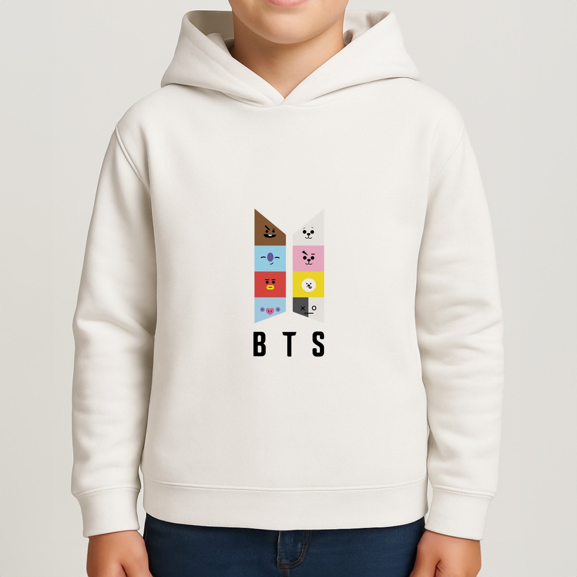 BT21 K-Pop Band Logo Boys Hoodie