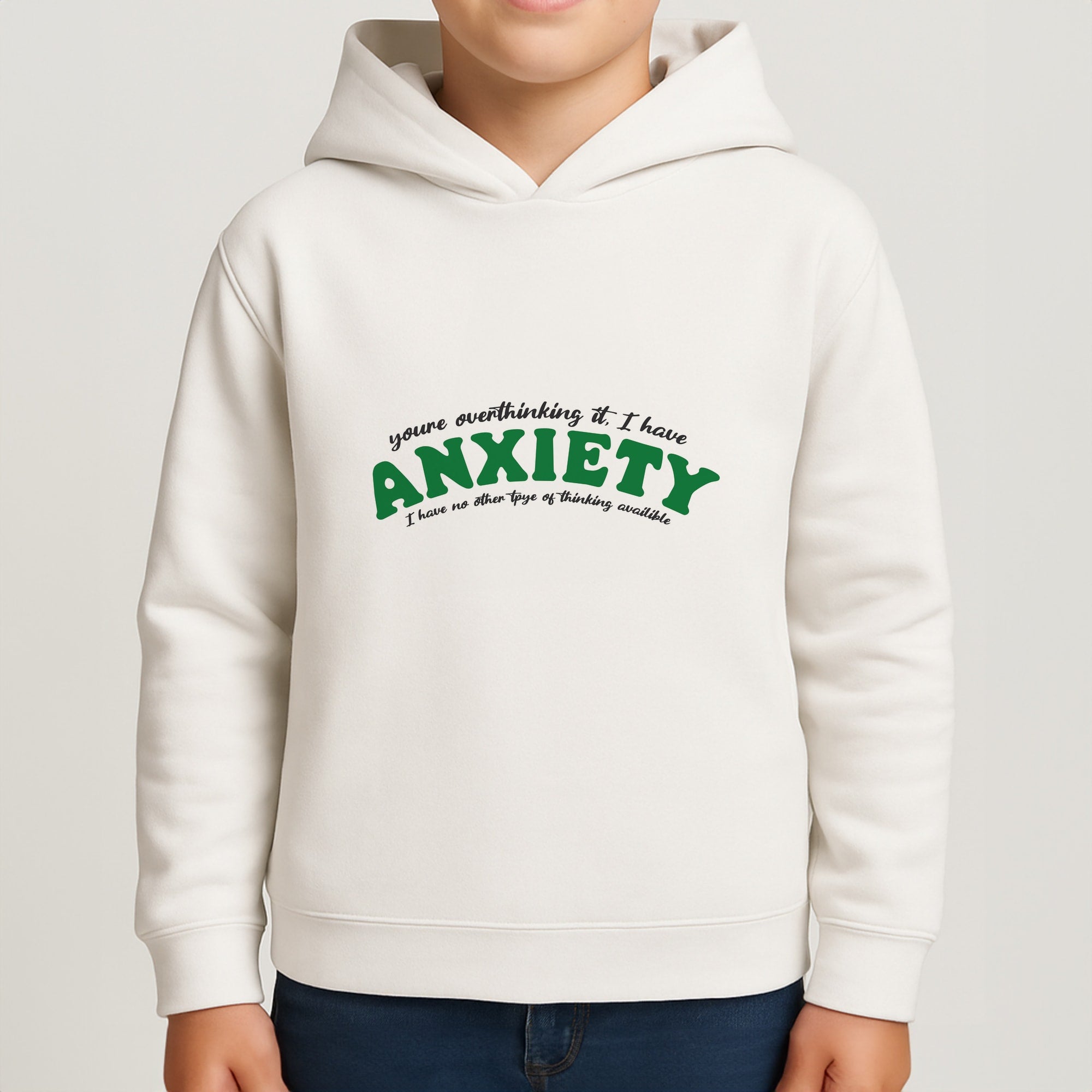 You're Overthinking It Kids Hoodie