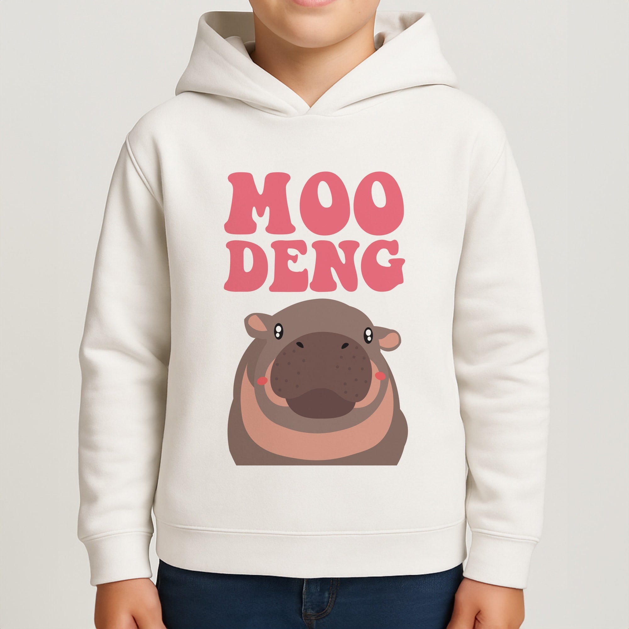 Moo Pink Boys Hoodie