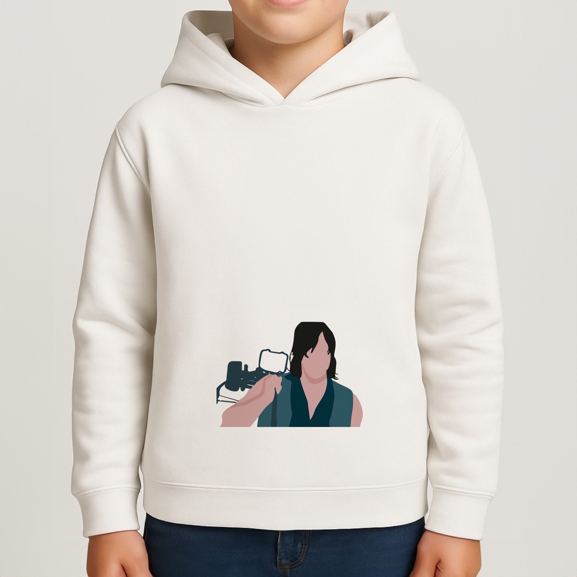 Daryl And His Crossbow - TWD Boys Hoodie
