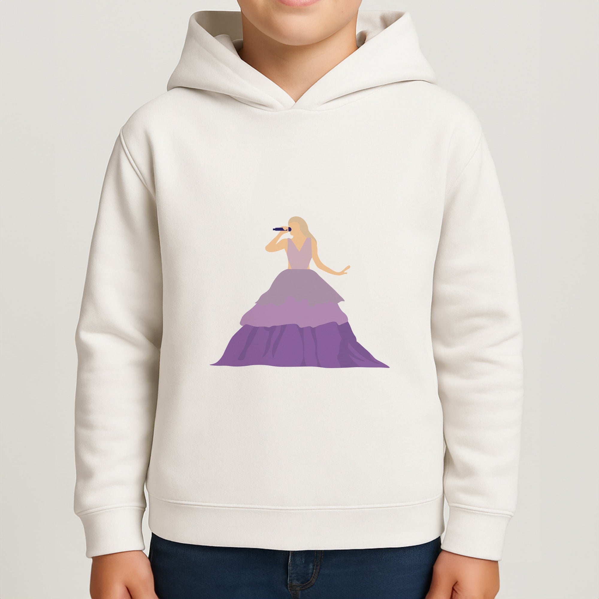 Purple Dress - Taylor Boys Hoodie