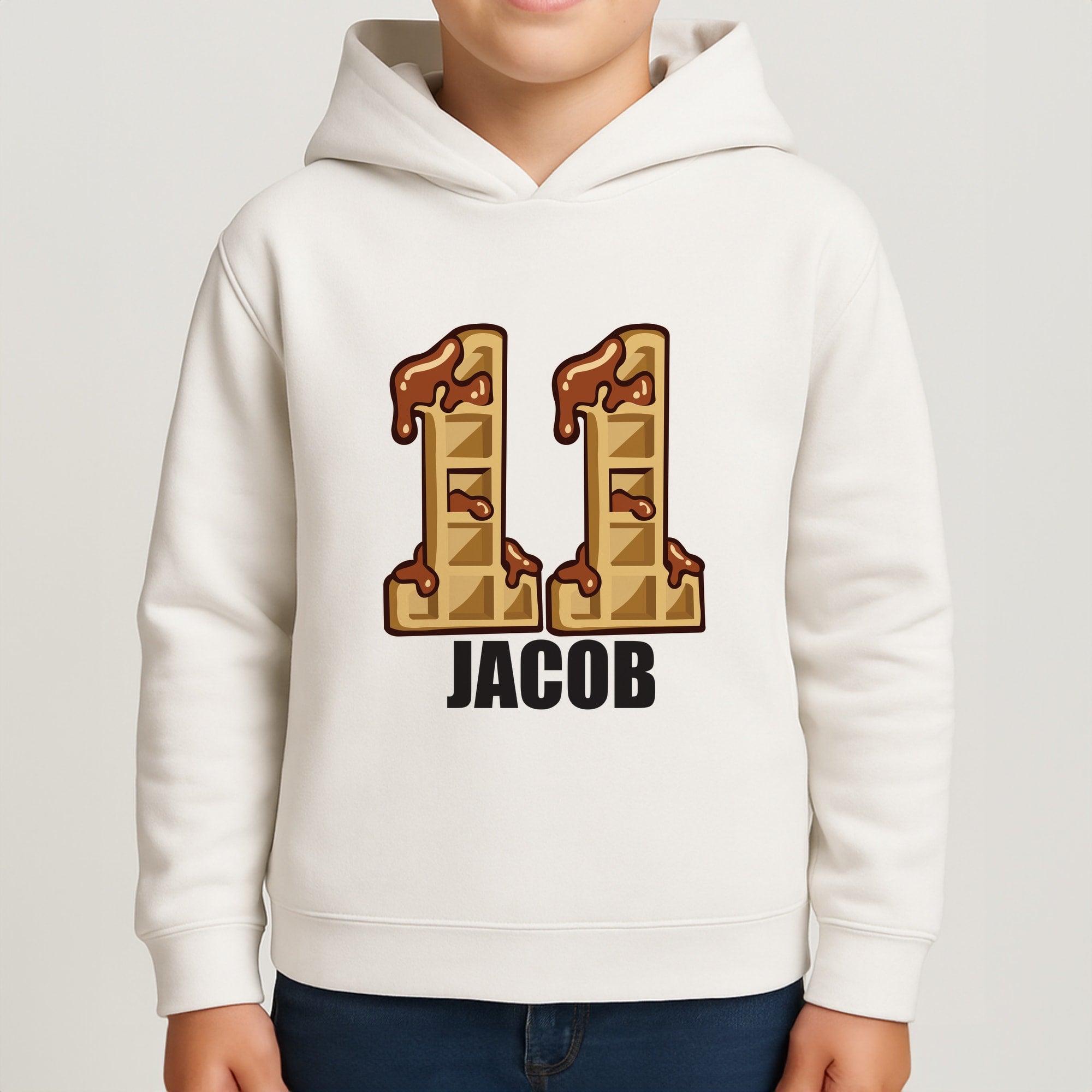 Eleven - Personalised Stranger Boys Hoodie