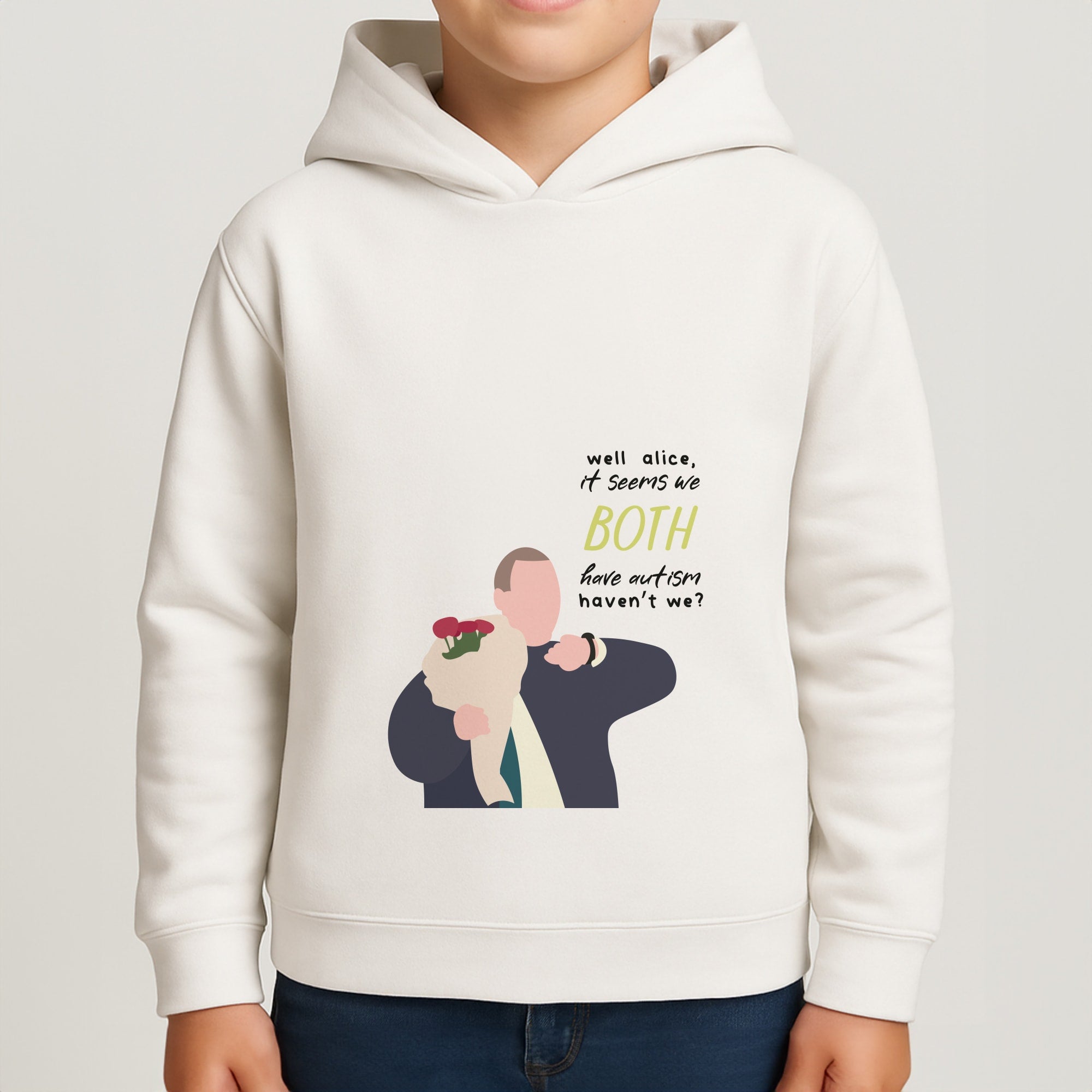 Seems We Both Have Autism - British Pop Culture Boys Hoodie
