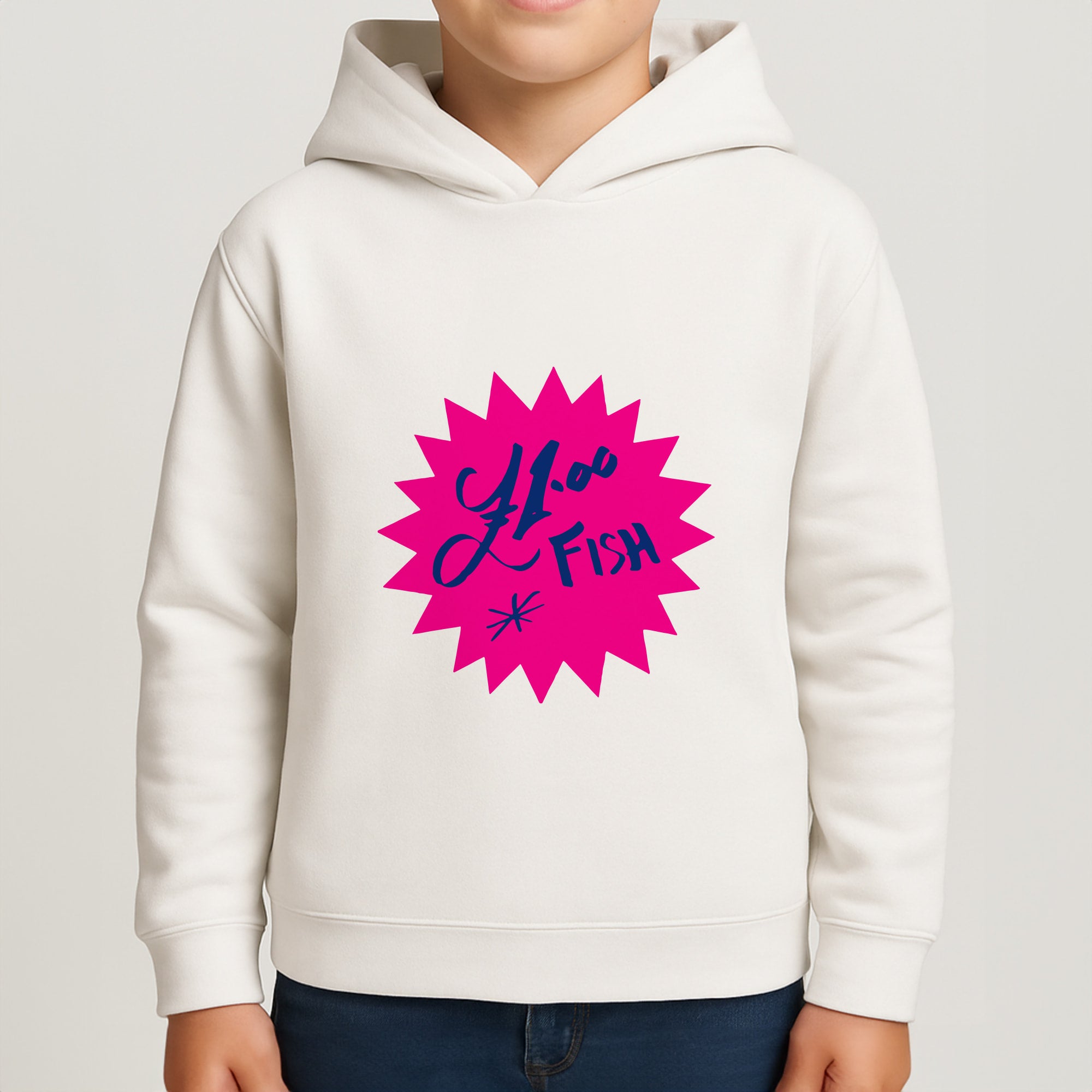 One Pound Fish - British Pop Culture Boys Hoodie