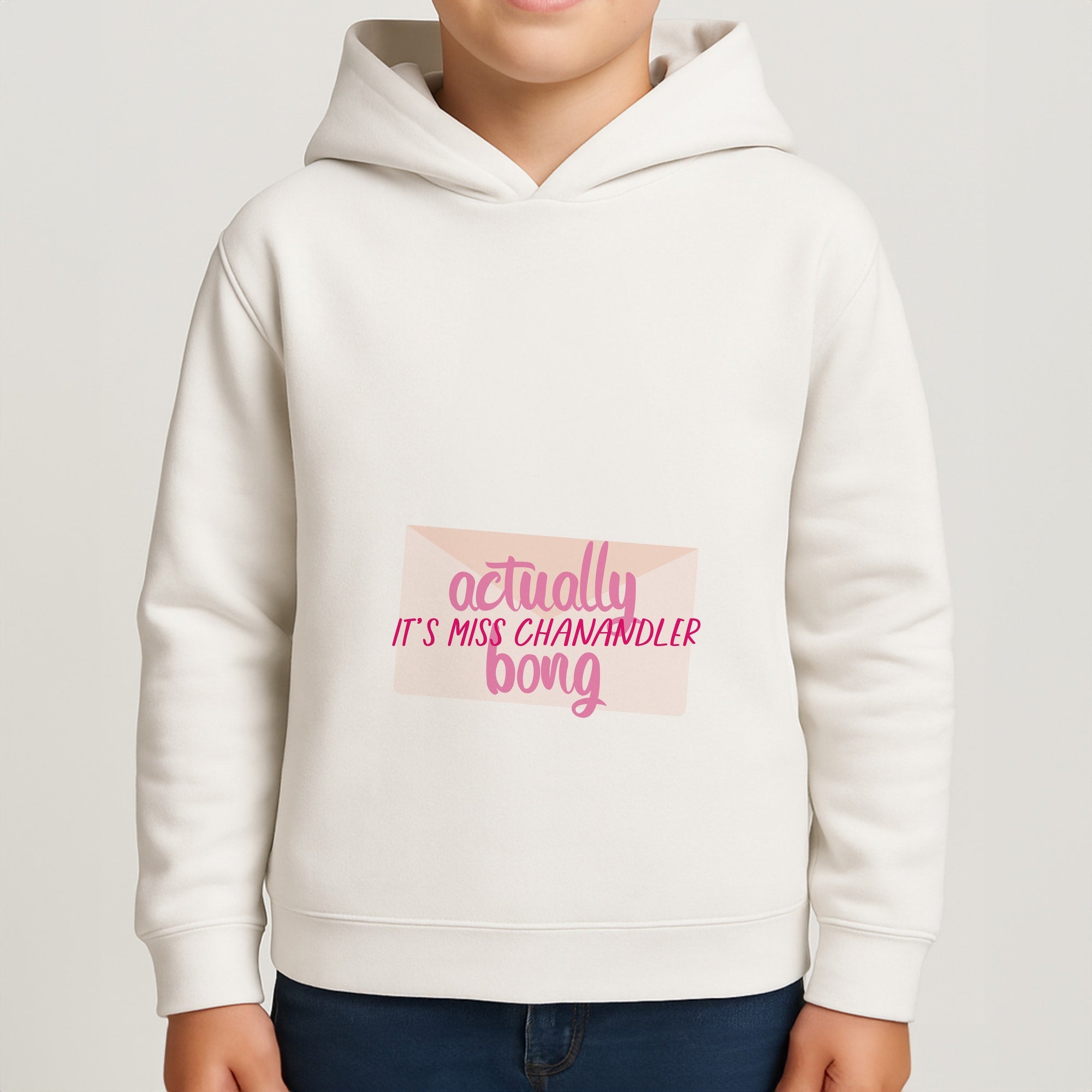 Actually It's Miss Chanandler Bong Boys Hoodie