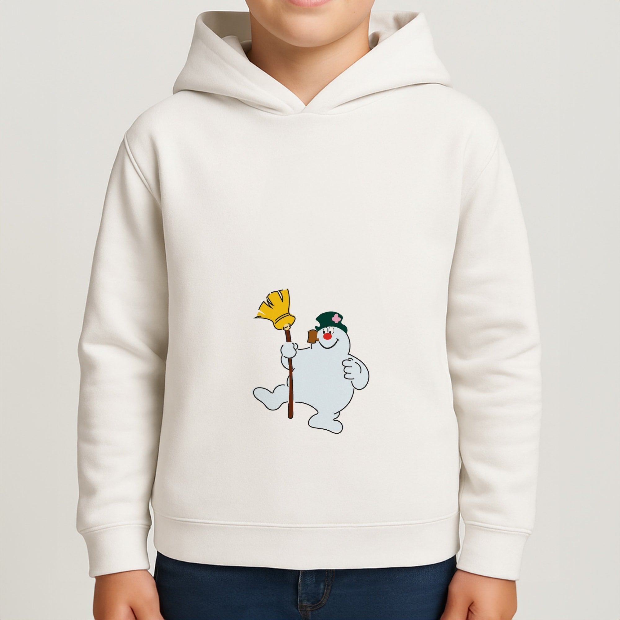 Broom - Snowman Boys Hoodie