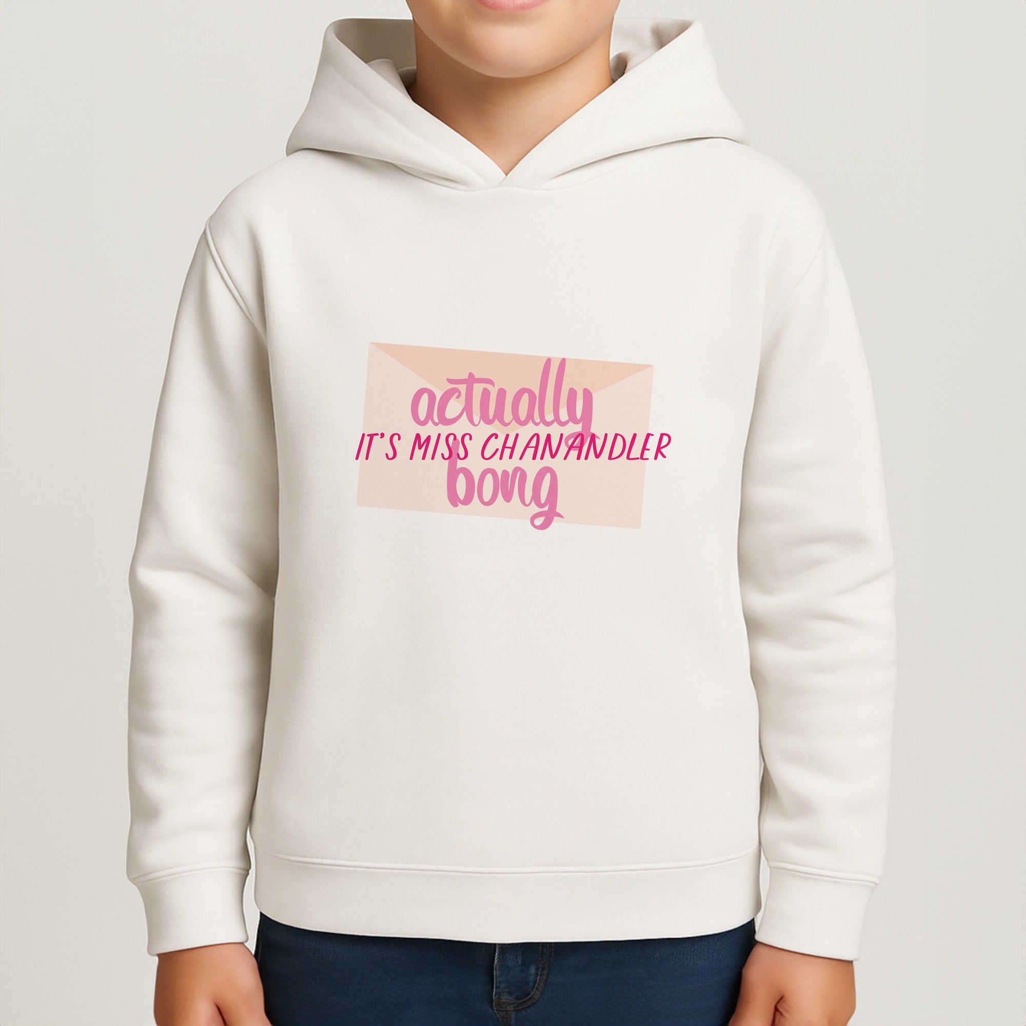 Actually It's Miss Chanandler Bong Kids Hoodie