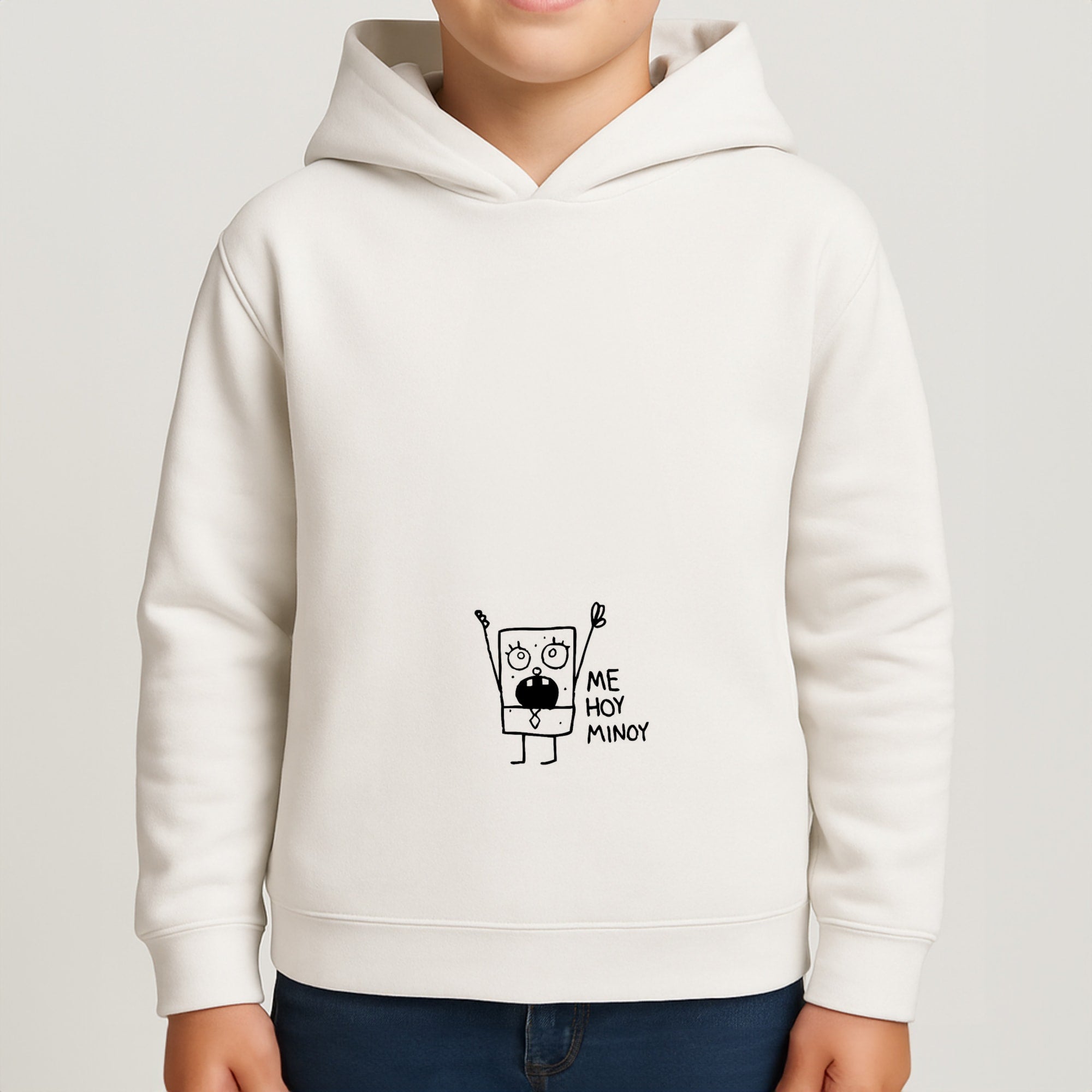 Doodlebob Me Hoy Minoy Boys Hoodie
