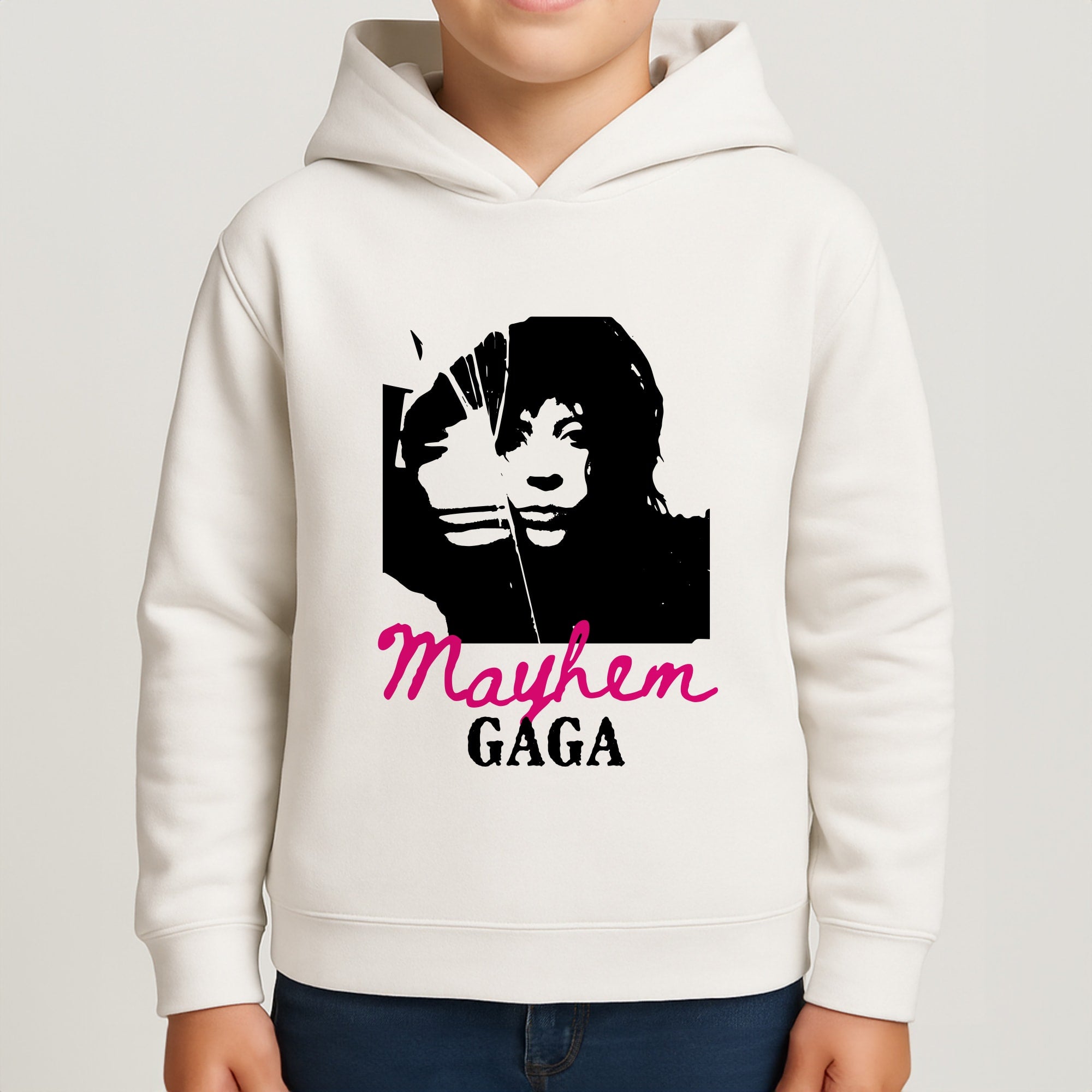 Pink Mayhem Gaga Boys Hoodie