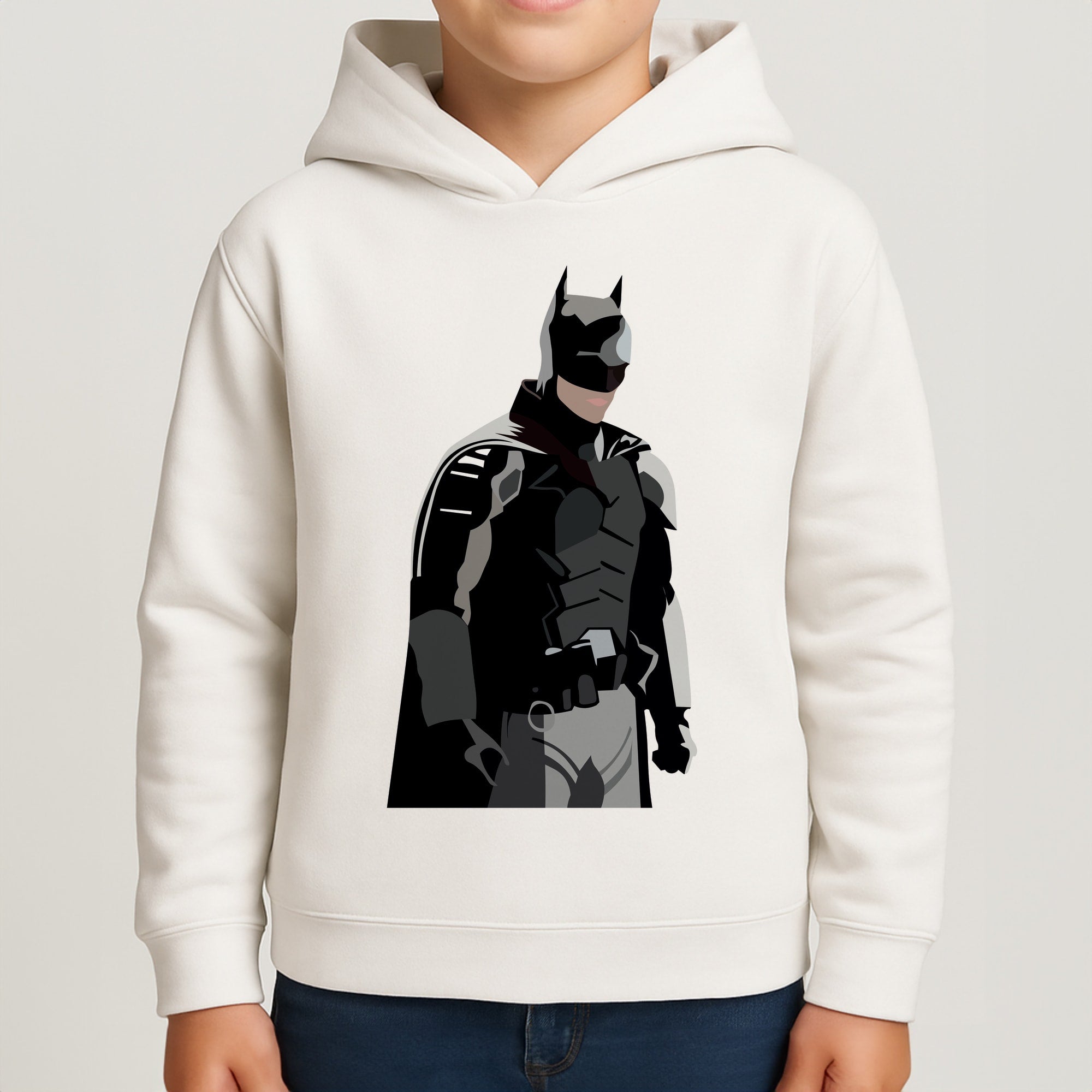 Black Bat Superhero Boys Hoodie