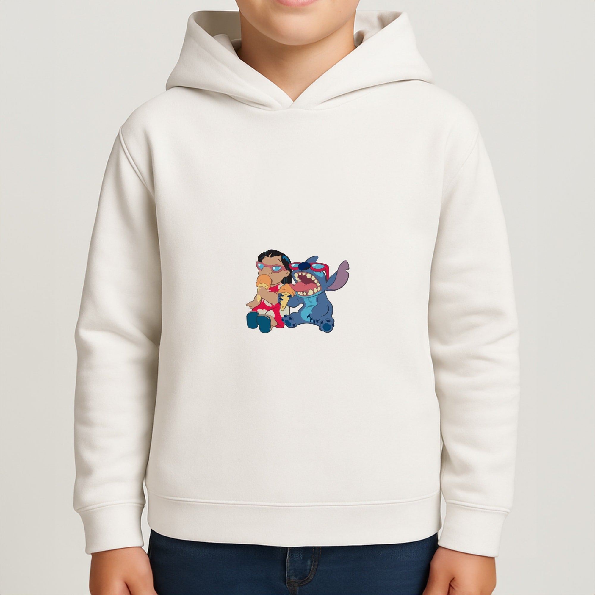 Ice Cream Alien Blue Boys Hoodie