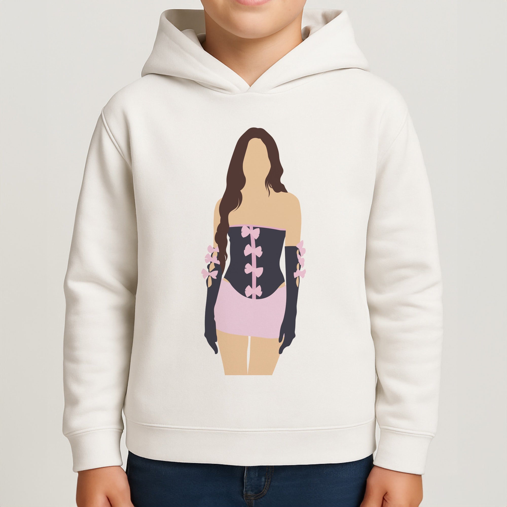 Pink Hearts - Olivia Boys Hoodie