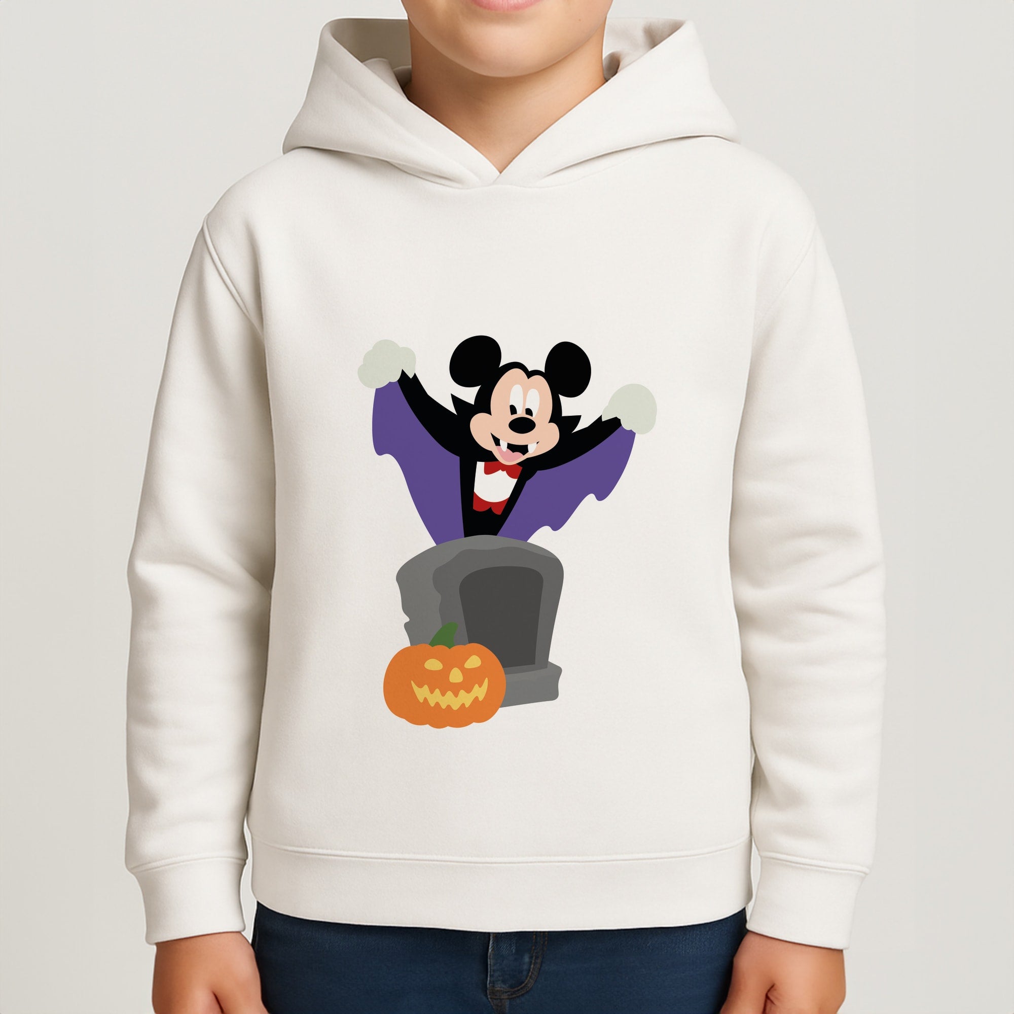 Vampire Mouse Halloween Boys Hoodie