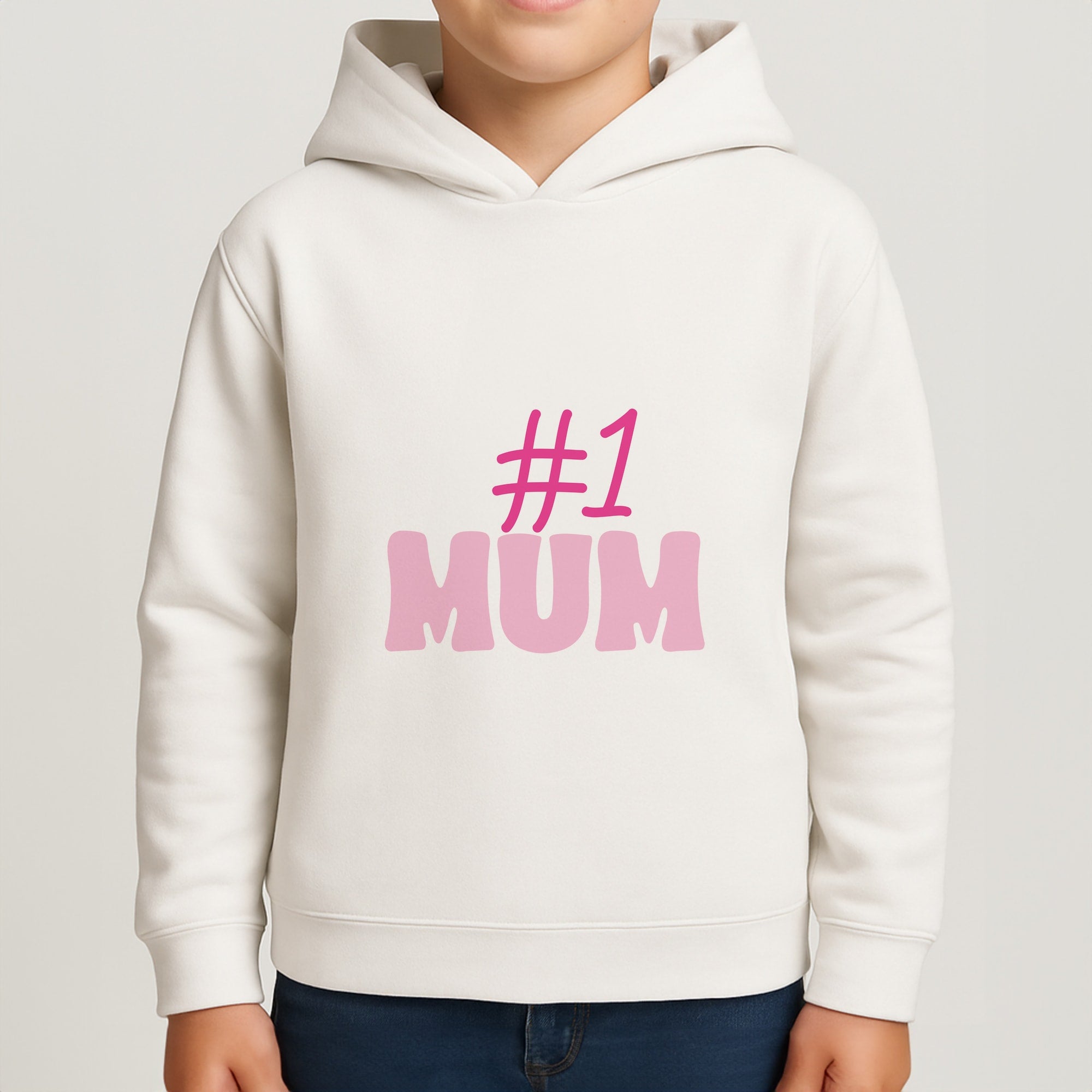 Number One Mum Boys Hoodie