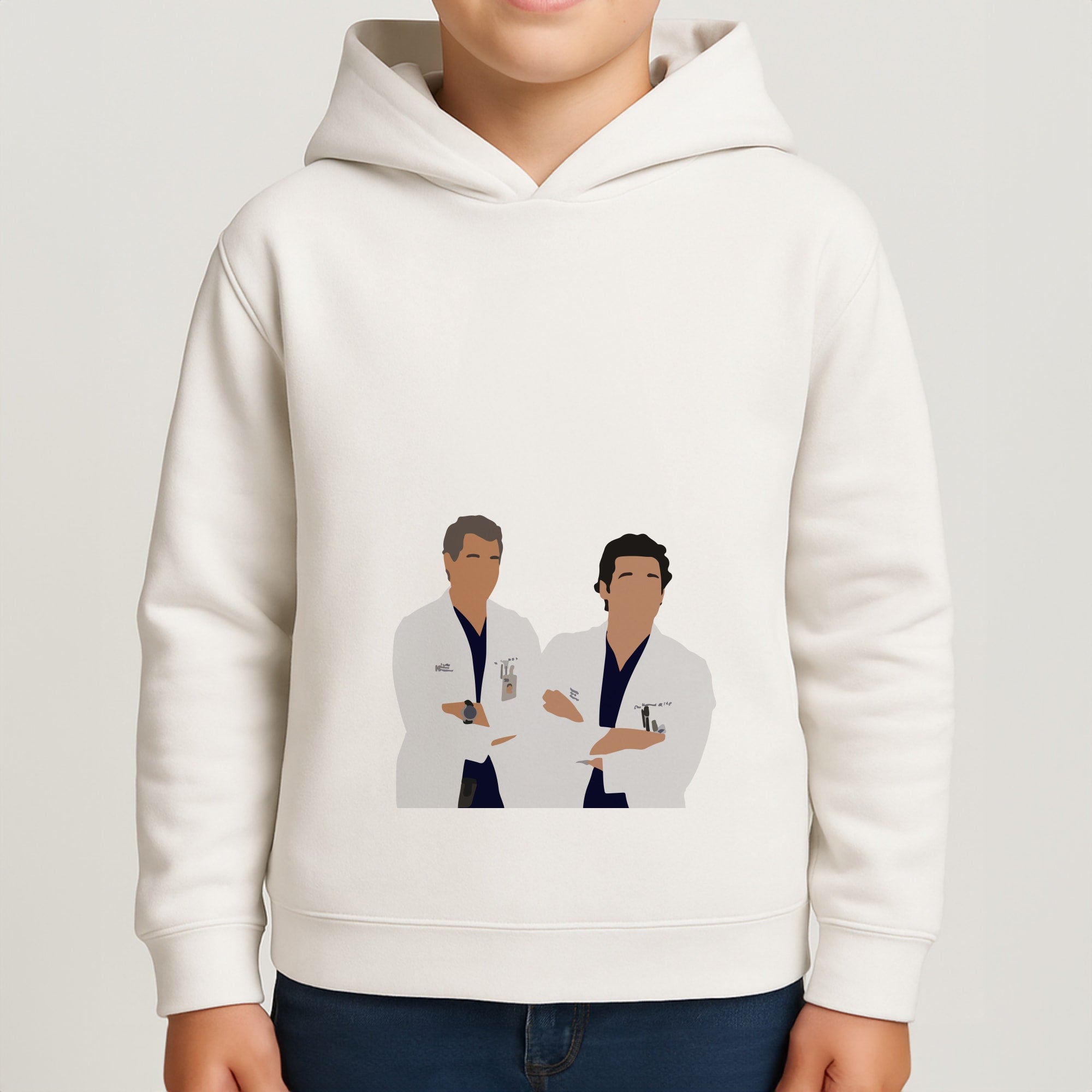 Two Doctors Arm Crossed - Grey's Boys Hoodie