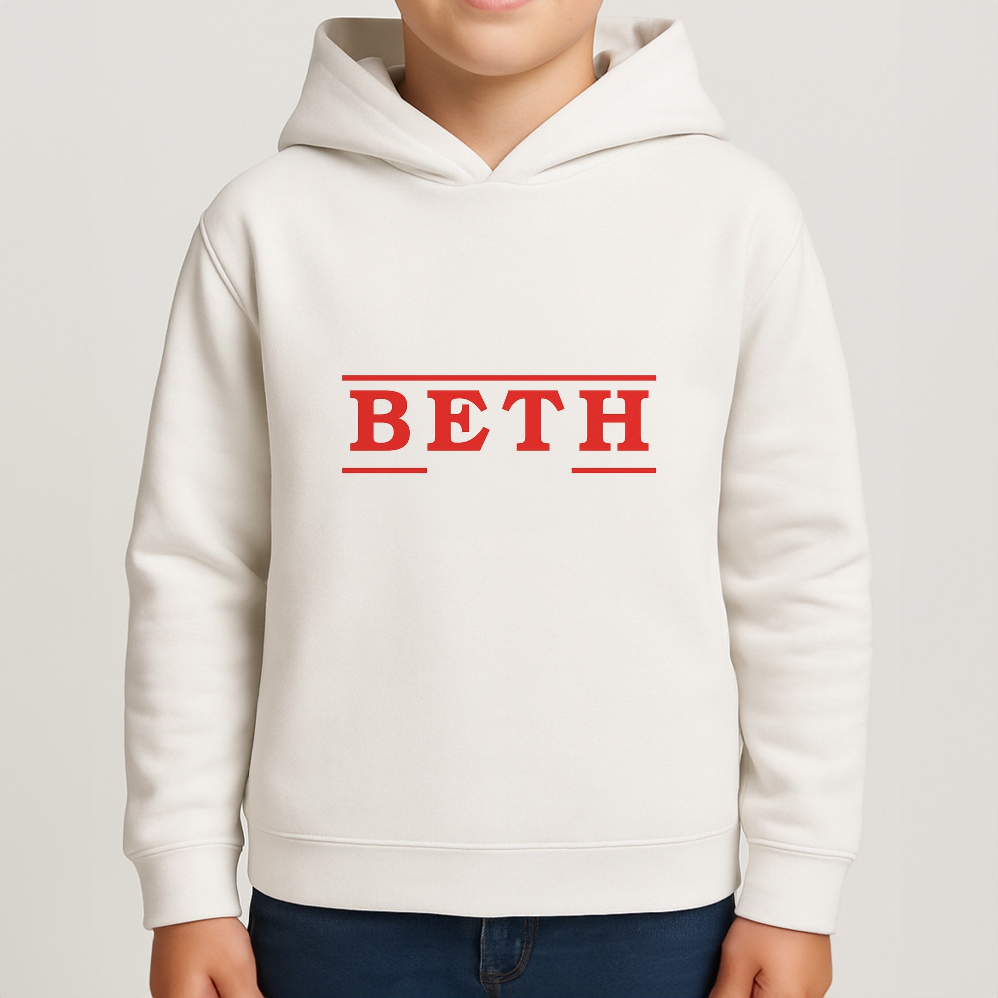 Title - Personalised Stranger Kids Hoodie