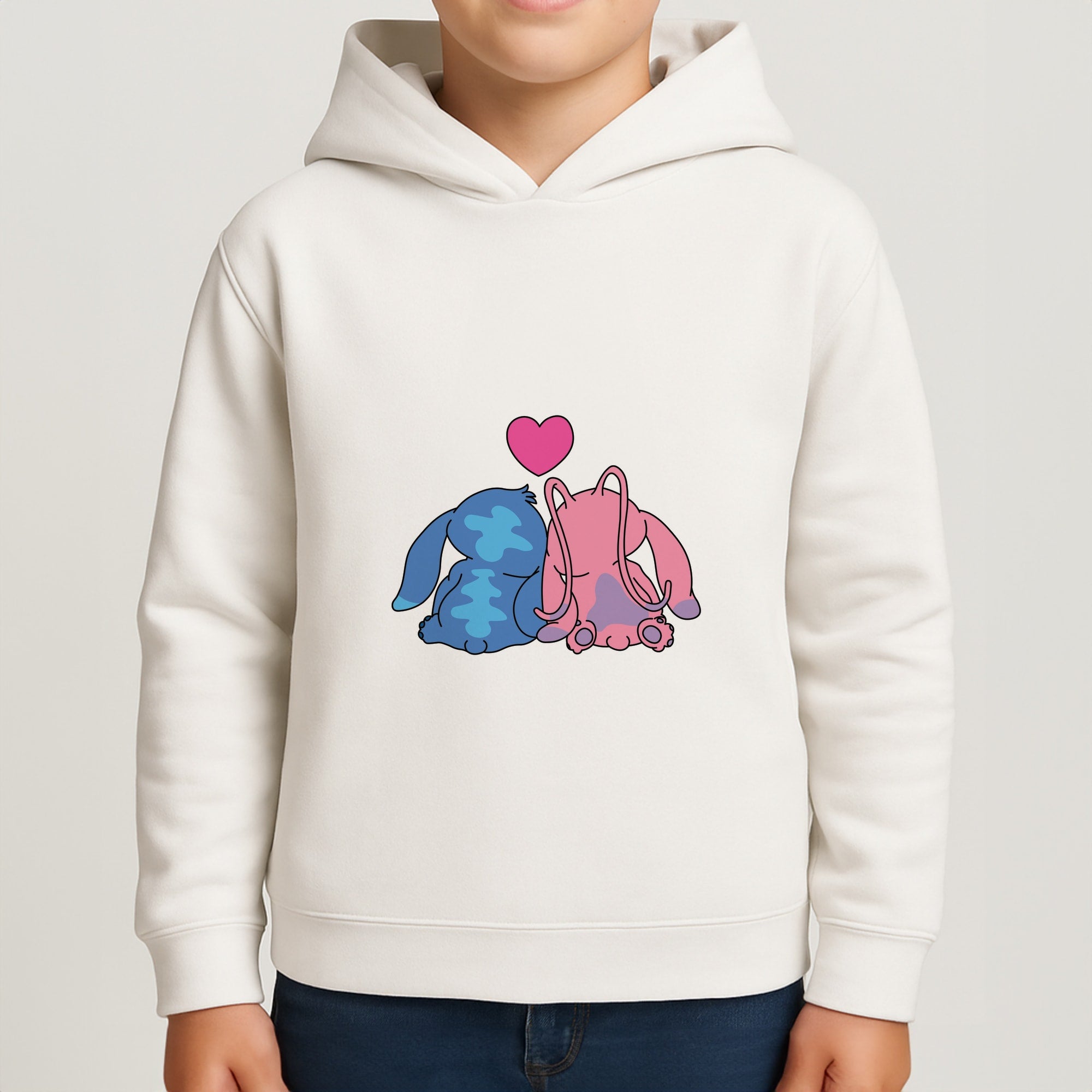 In Love - Pink Alien Boys Hoodie