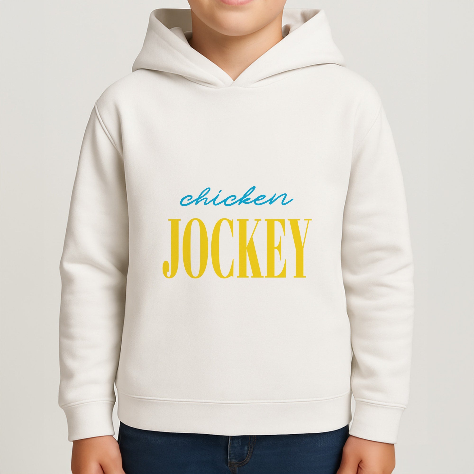 Chicken Jockey Blue Boys Hoodie