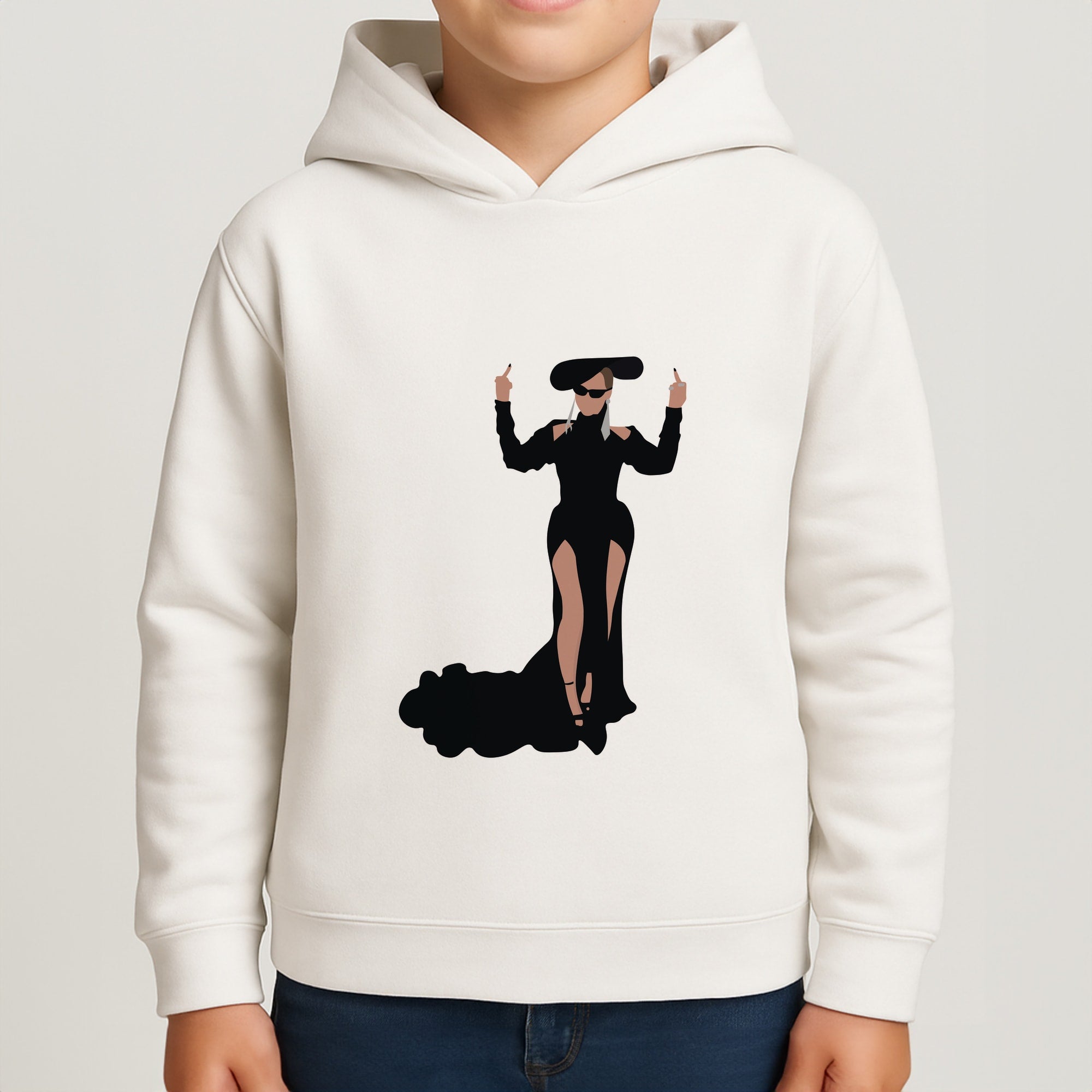 Middle Fingers - Queen B Boys Hoodie