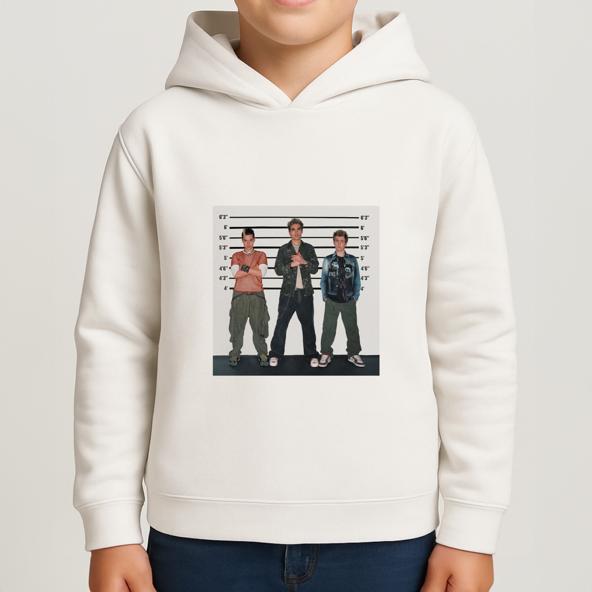 Height Chart - Bust Band Boys Hoodie