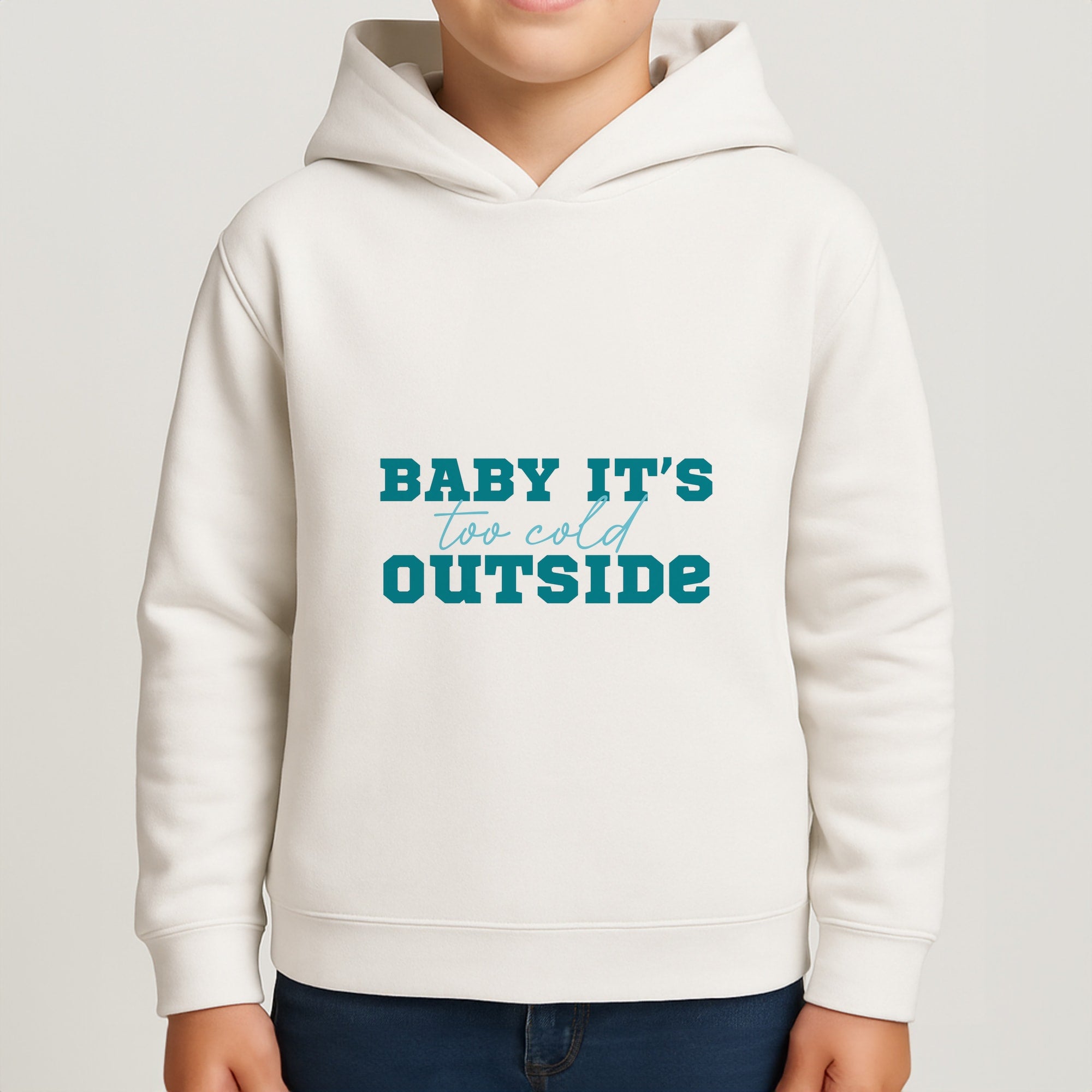 Baby It's Too Cold Outside Boys Hoodie