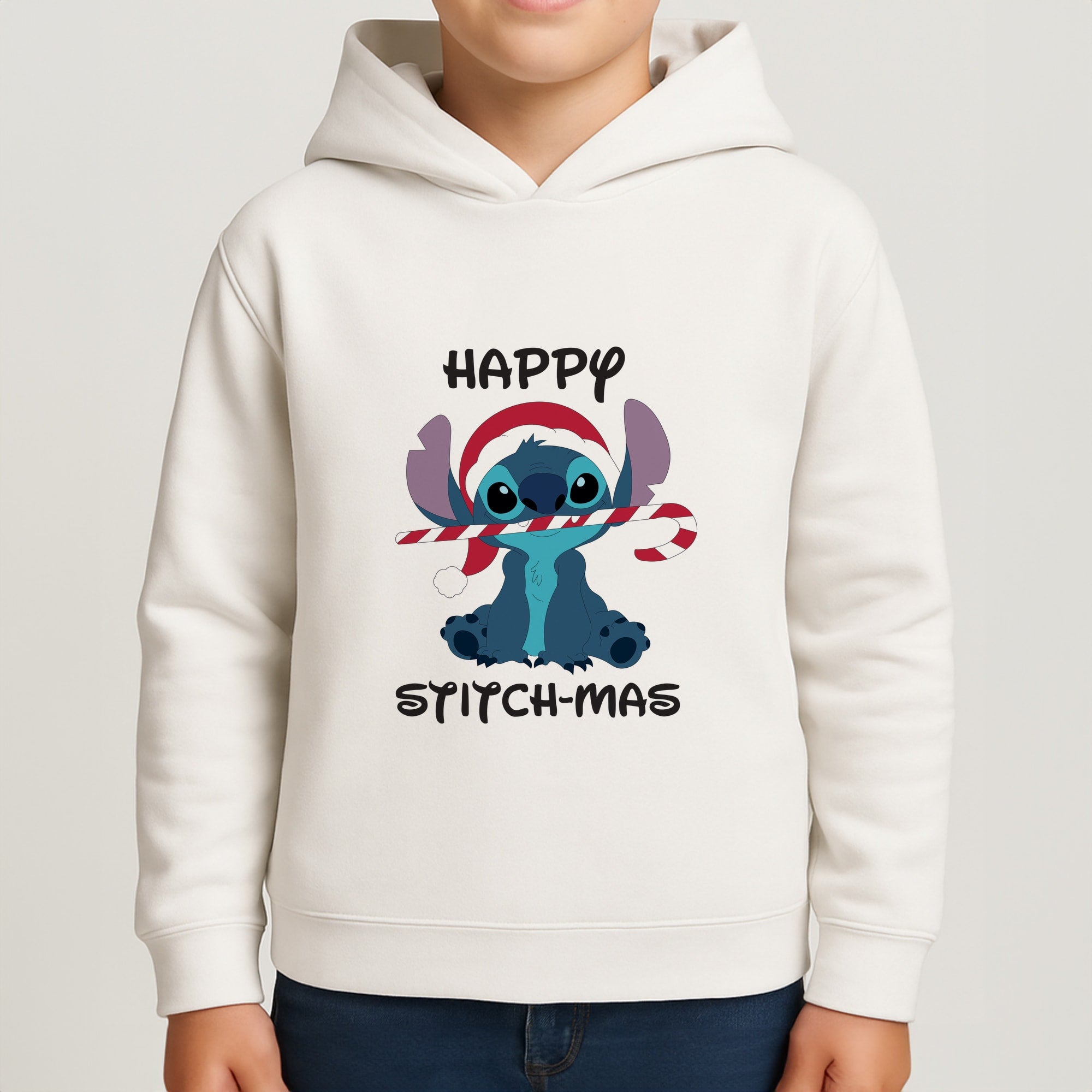 Happy Blue Alienmas - Christmas Boys Hoodie
