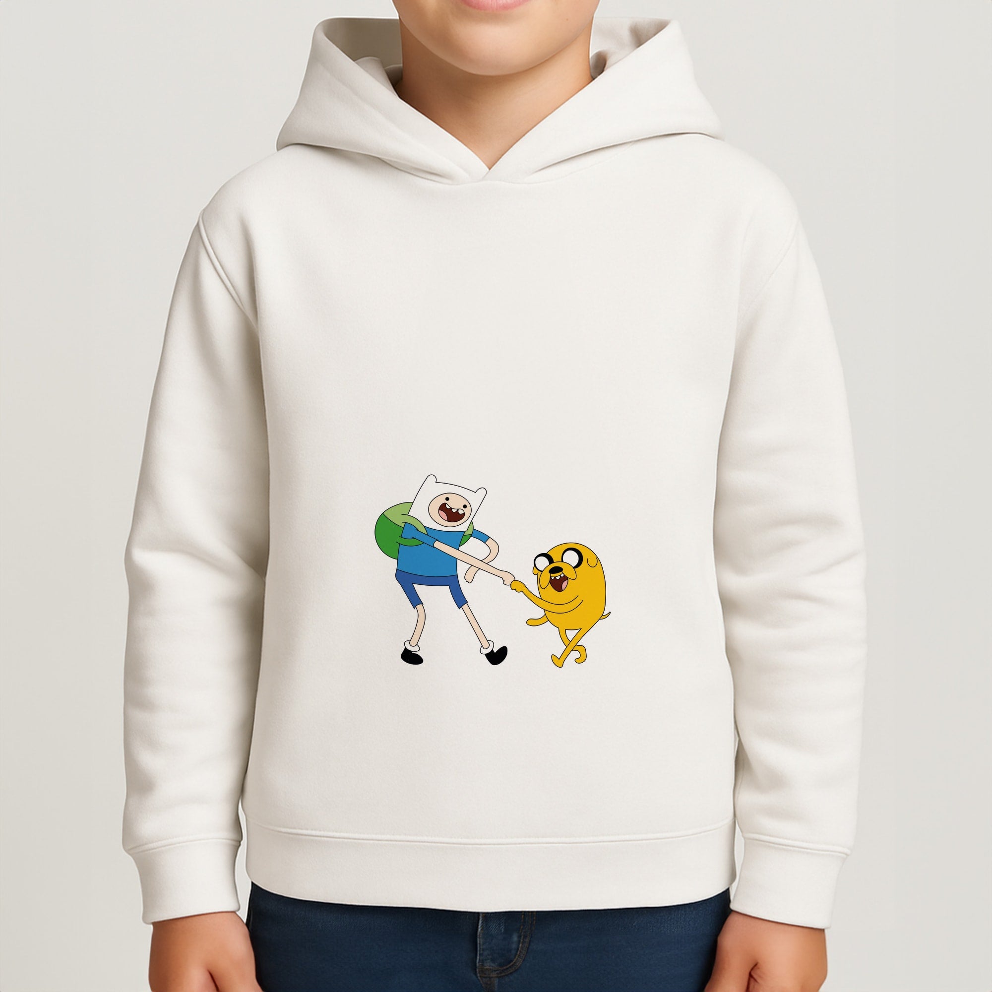 Jake The Dog And Finn The Human Boys Hoodie