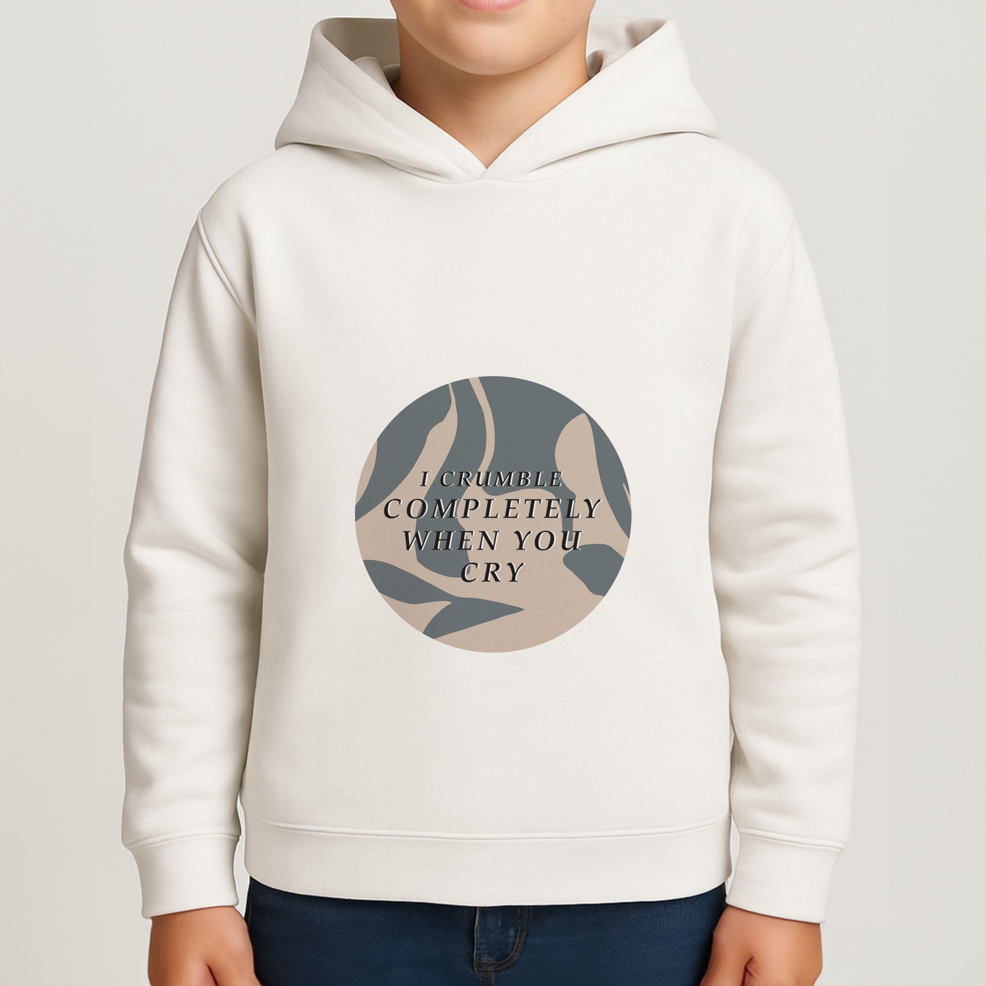 I Crumble Completely When You Cry Boys Hoodie