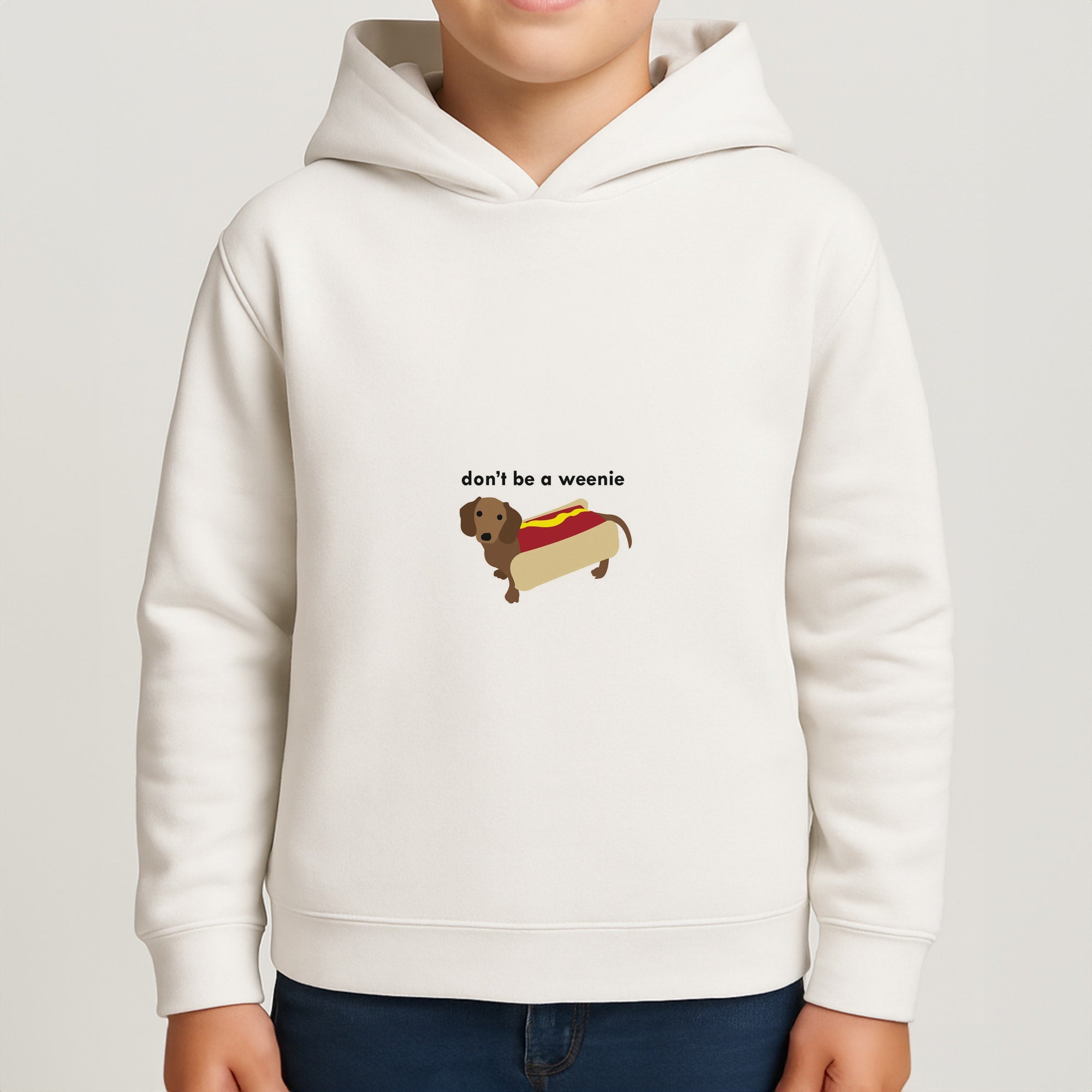 Don't Be A Weenie - Dachshund Boys Hoodie
