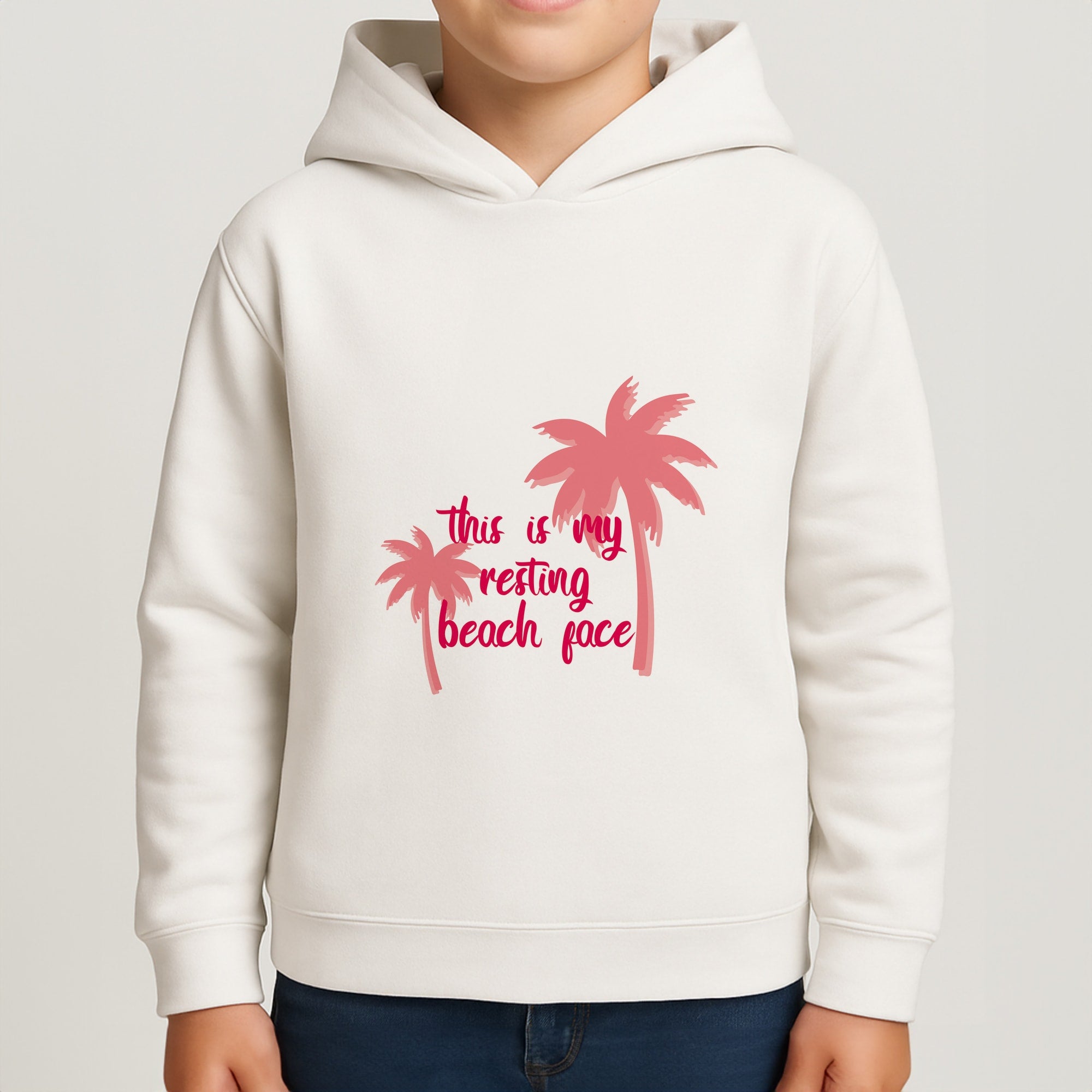 This Is My Resting Beach Face - Summer Quotes Boys Hoodie